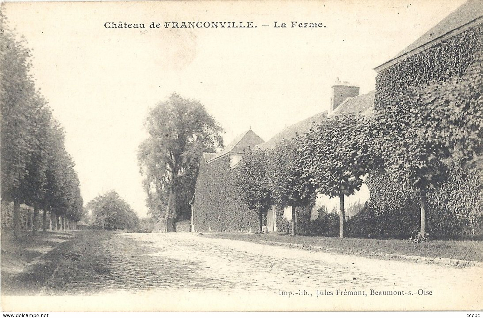 CPA Château de Franconville La Ferme