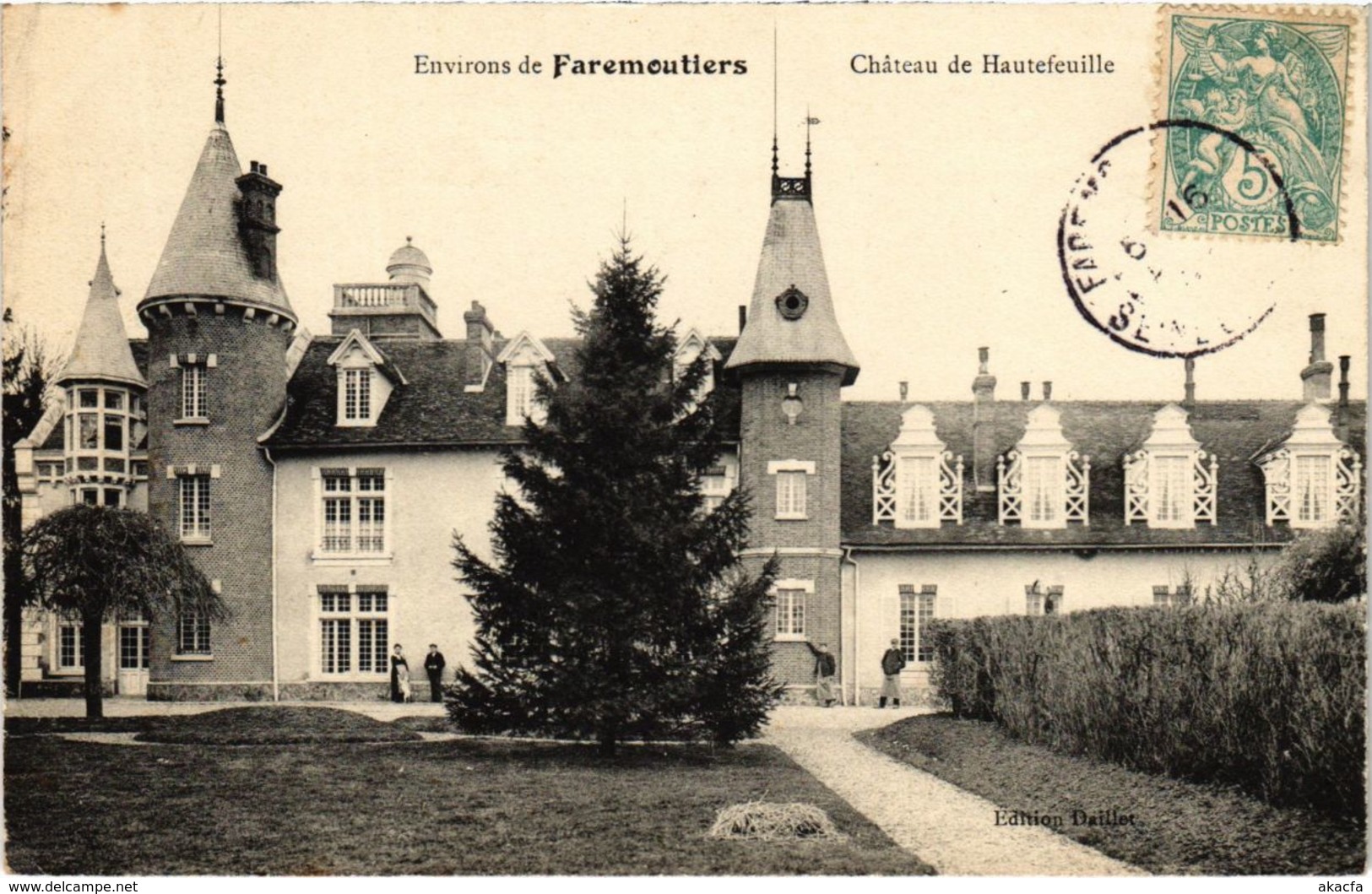 CPA Chateau de Hautefeuille - Environs de Faremoutiers (1038815)