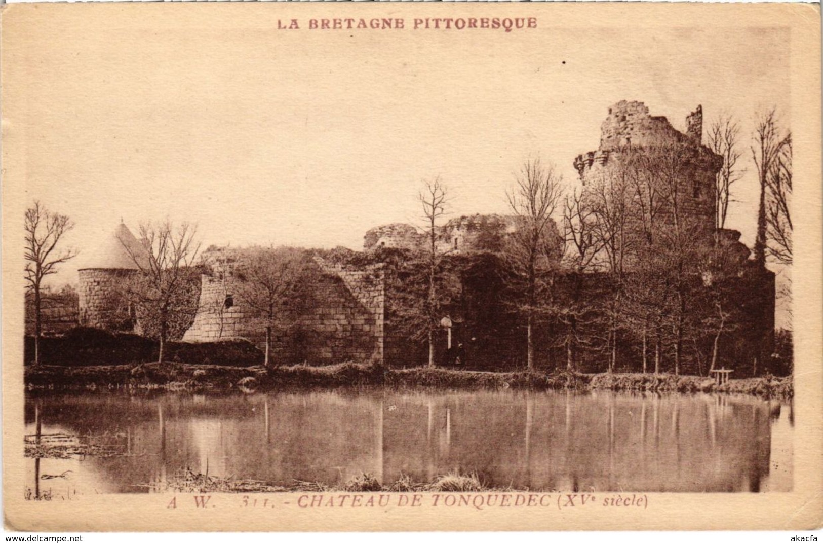 CPA Chateau de TONQUEDEC (103808)