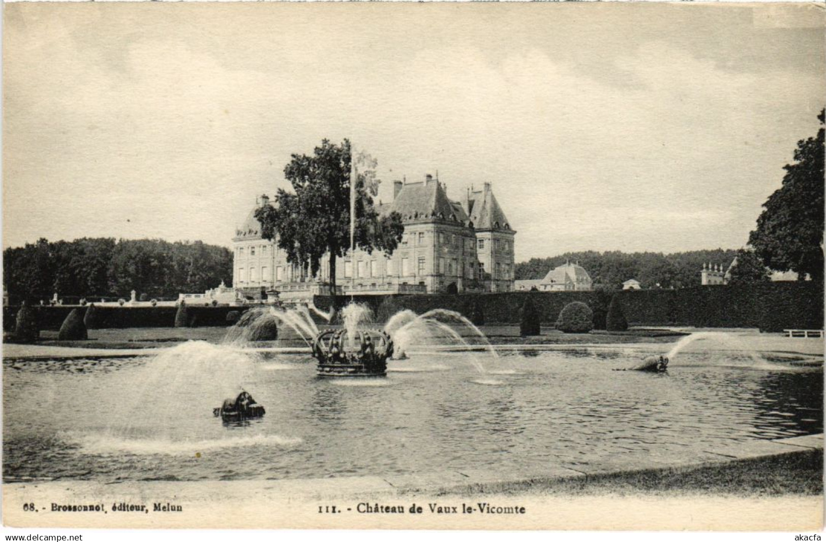 CPA chateau de Vaux le Vicomte (1268134)