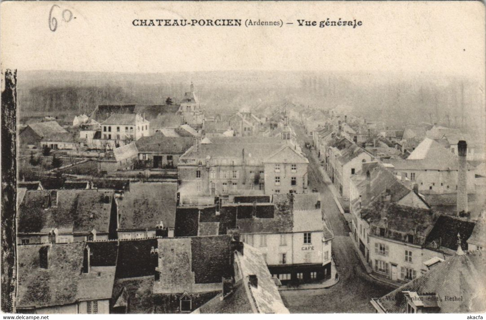 CPA CHATEAU-PORCIEN - Vue générale (135298)