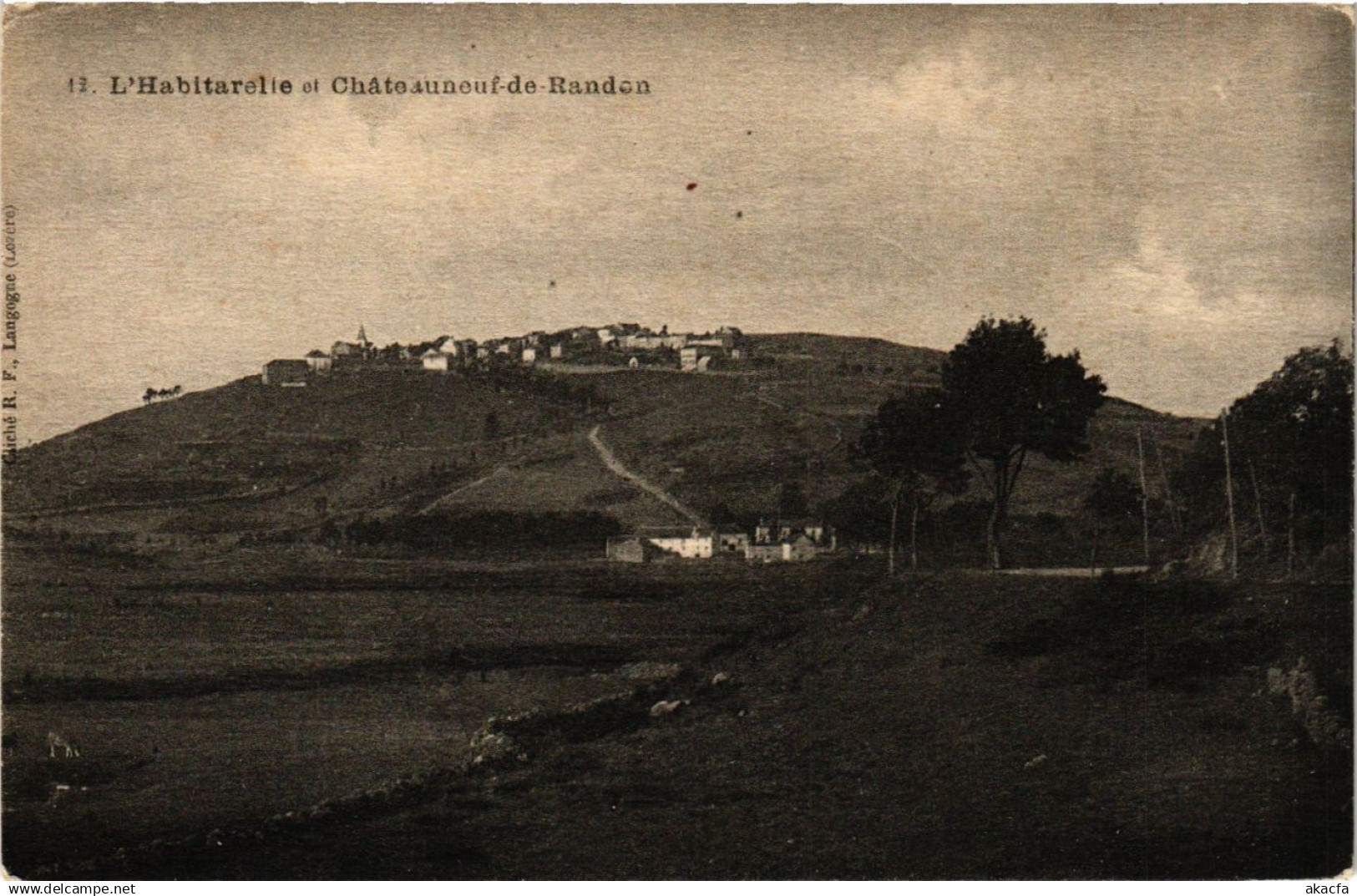 CPA CHATEAUNEUF-de-RANDON - L'Habitarelle et CHATEAUNEUF-de-RANDON (638264)