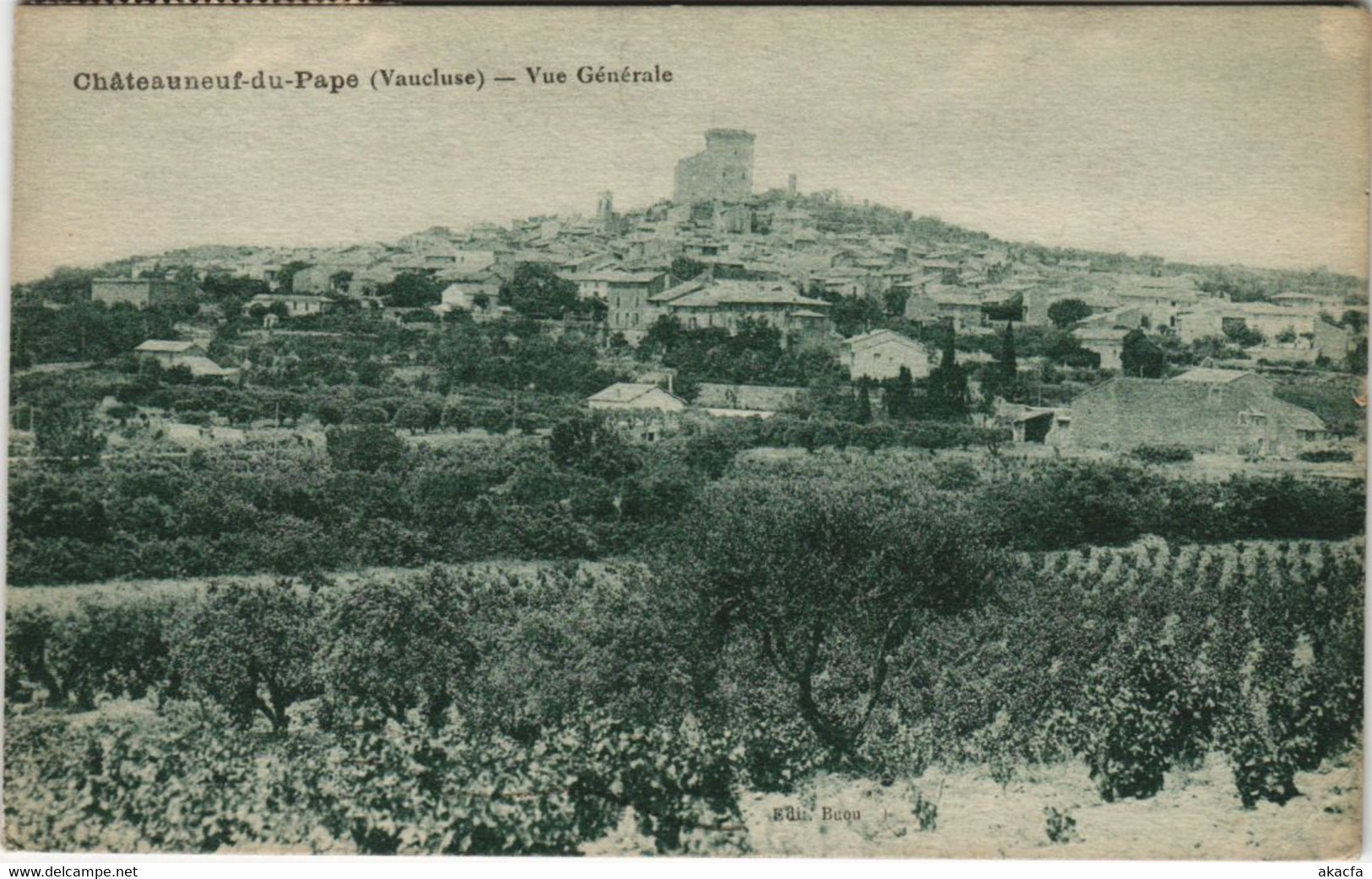 CPA CHATEAUNEUF-DU-PAPE Vue Generale (1086312)