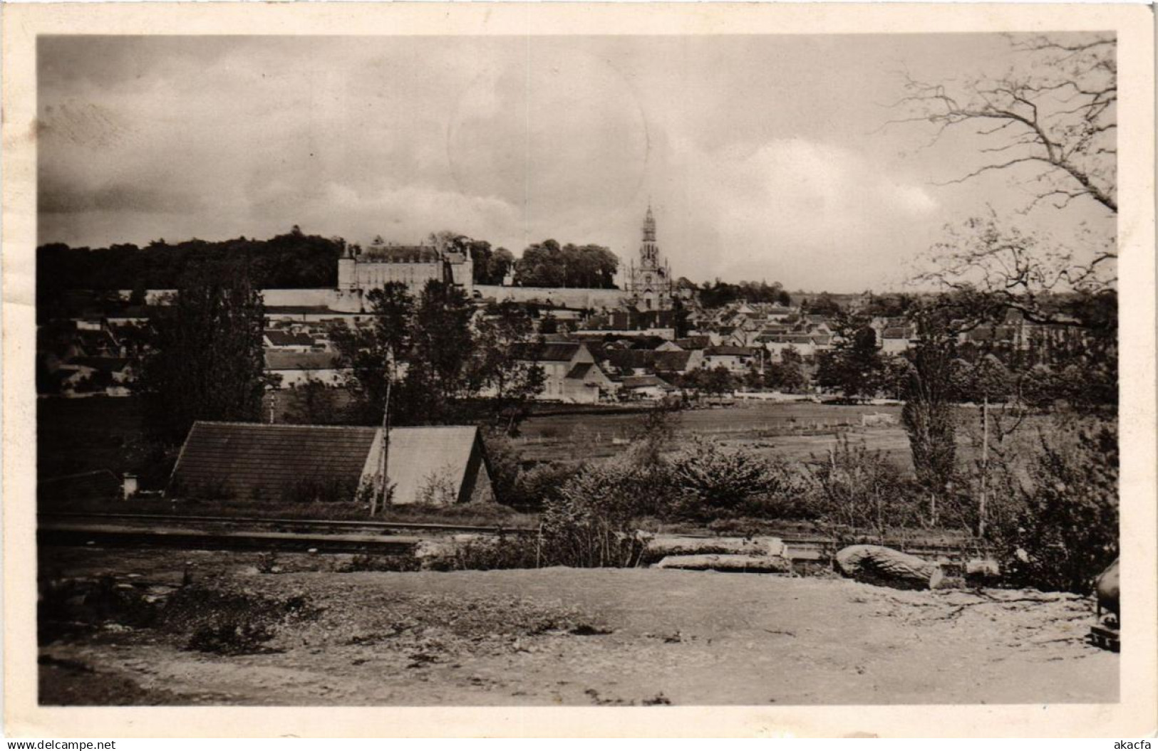 CPA CHATEAUNEUF-sur-CHER Vue générale (613111)