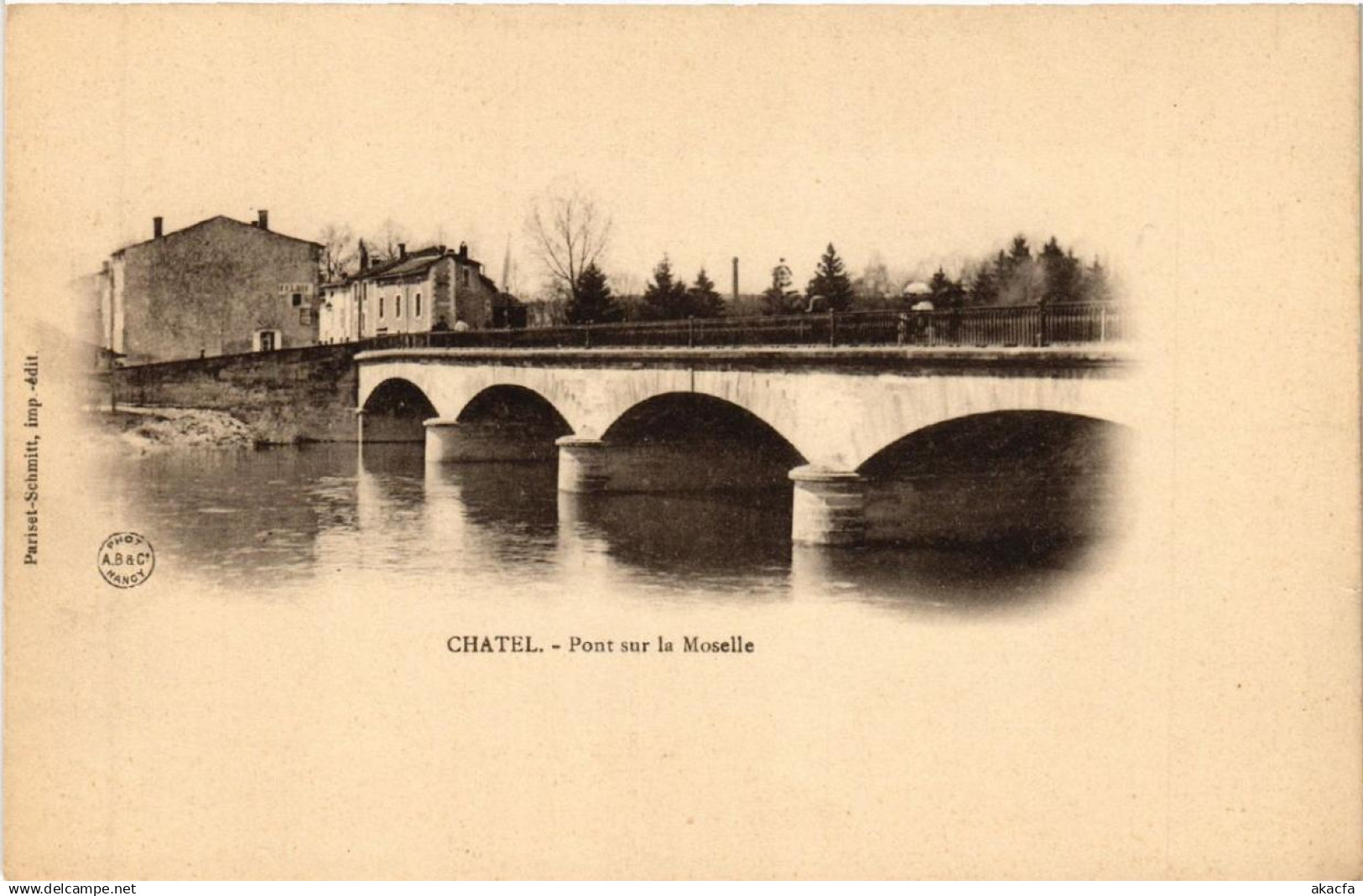 CPA CHATEL Pont sur la Moselle. (398188)