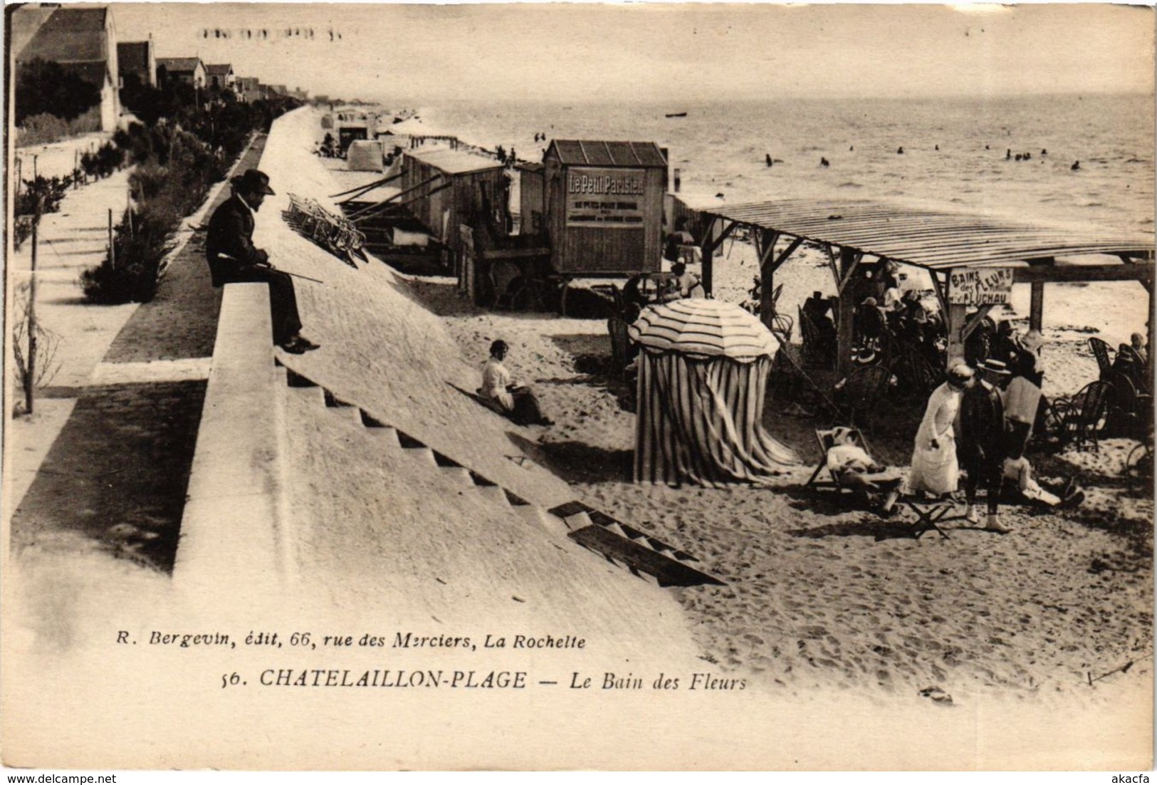 CPA CHATELAILLON - Plage - Le Bain des Fleurs (975559)