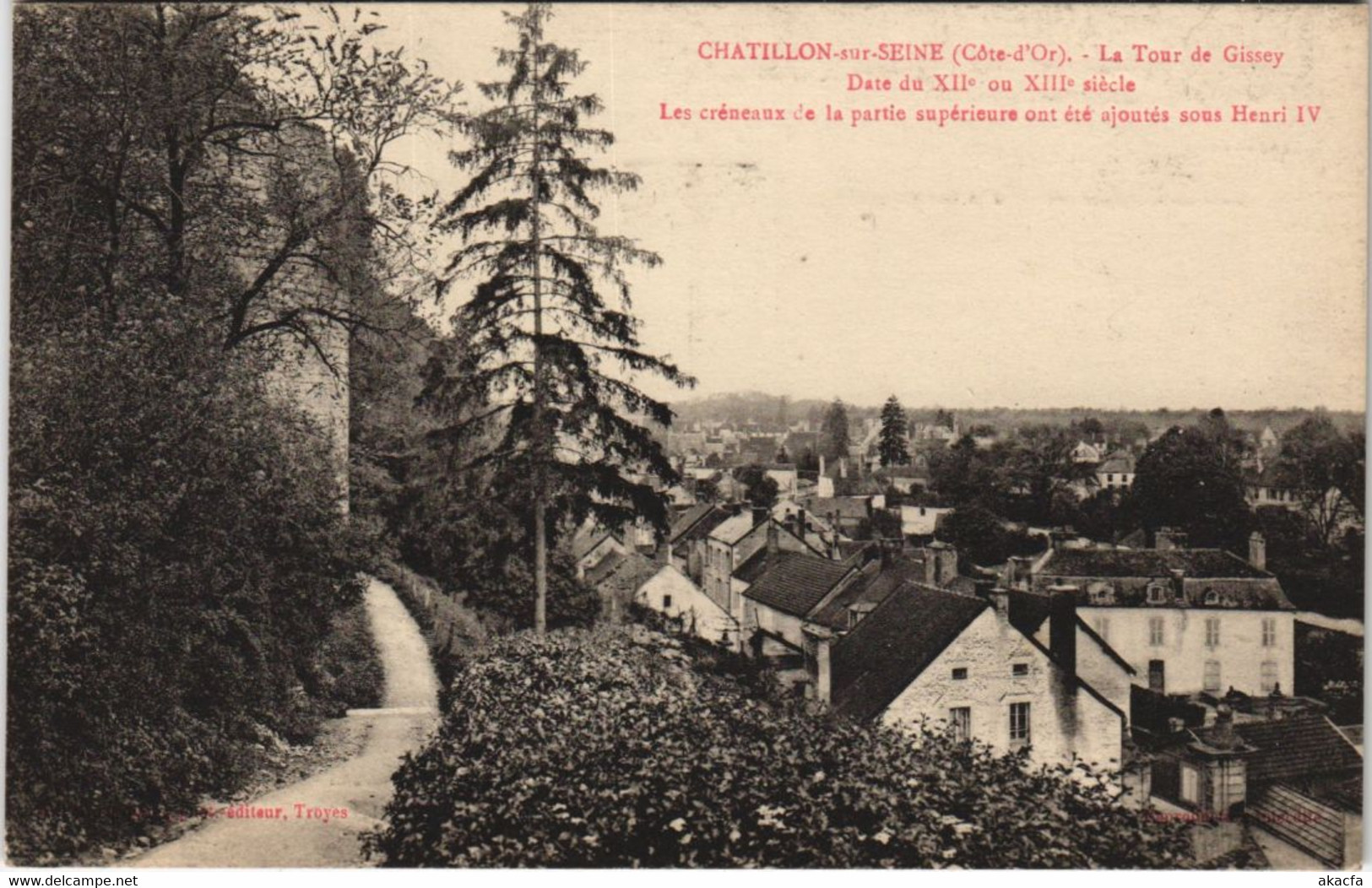 CPA CHATILLON-sur-SEINE - La Tour de Gissey (121599)