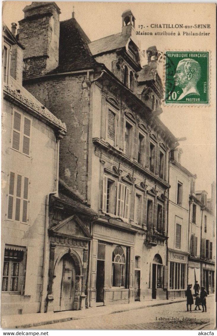 CPA CHATILLON-sur-SEINE - Maison attribuee a Philnadrier (121597)