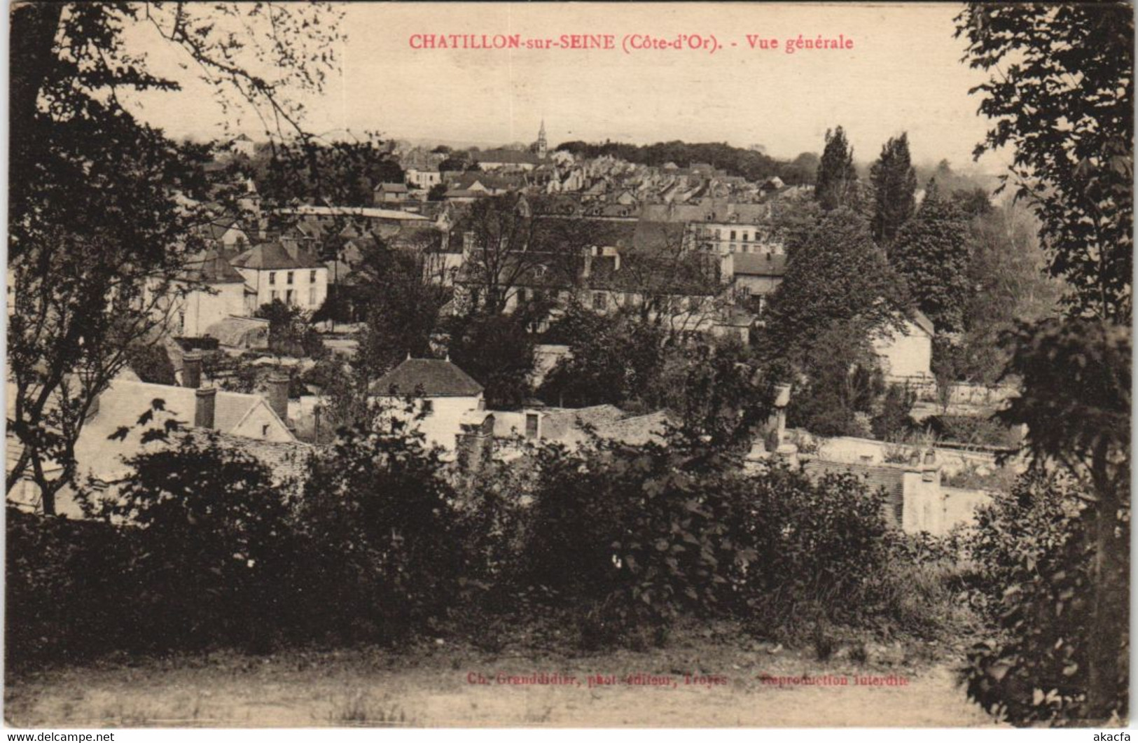 CPA CHATILLON-sur-SEINE - Vue generale (121598)