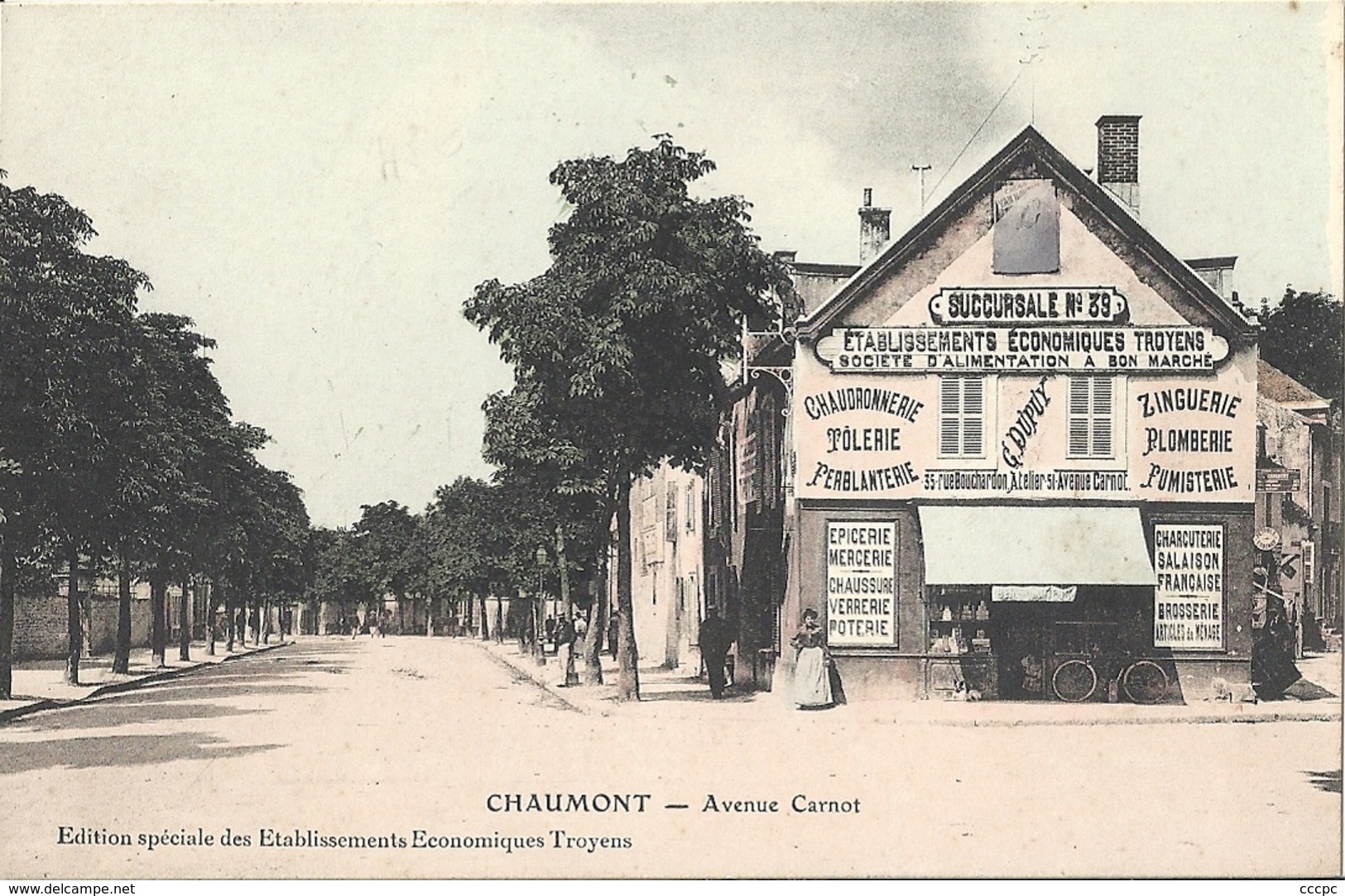 CPA Chaumont Avenue Carnot