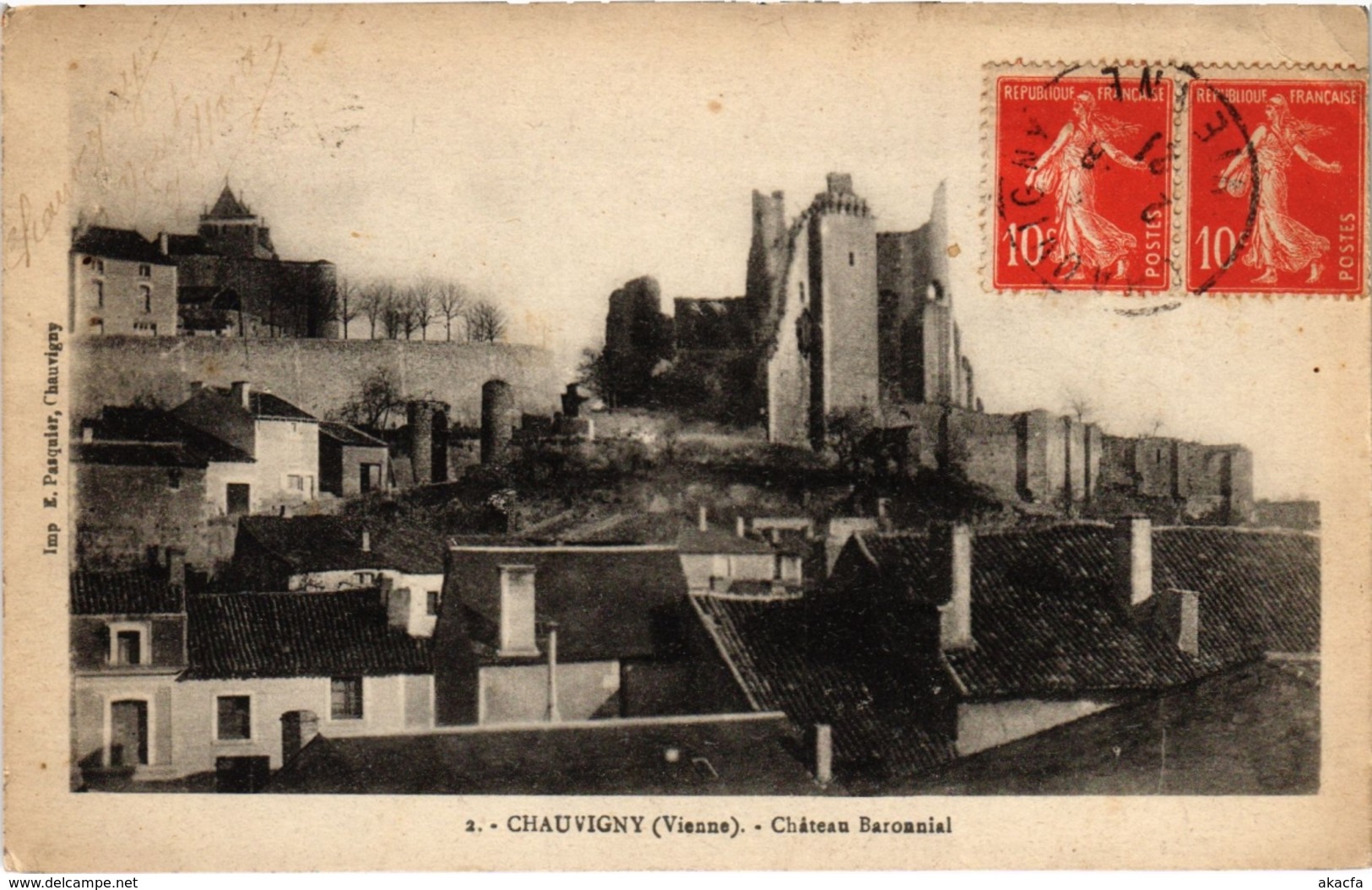 CPA CHAUVIGNY - Chateau Baronnial (111716)