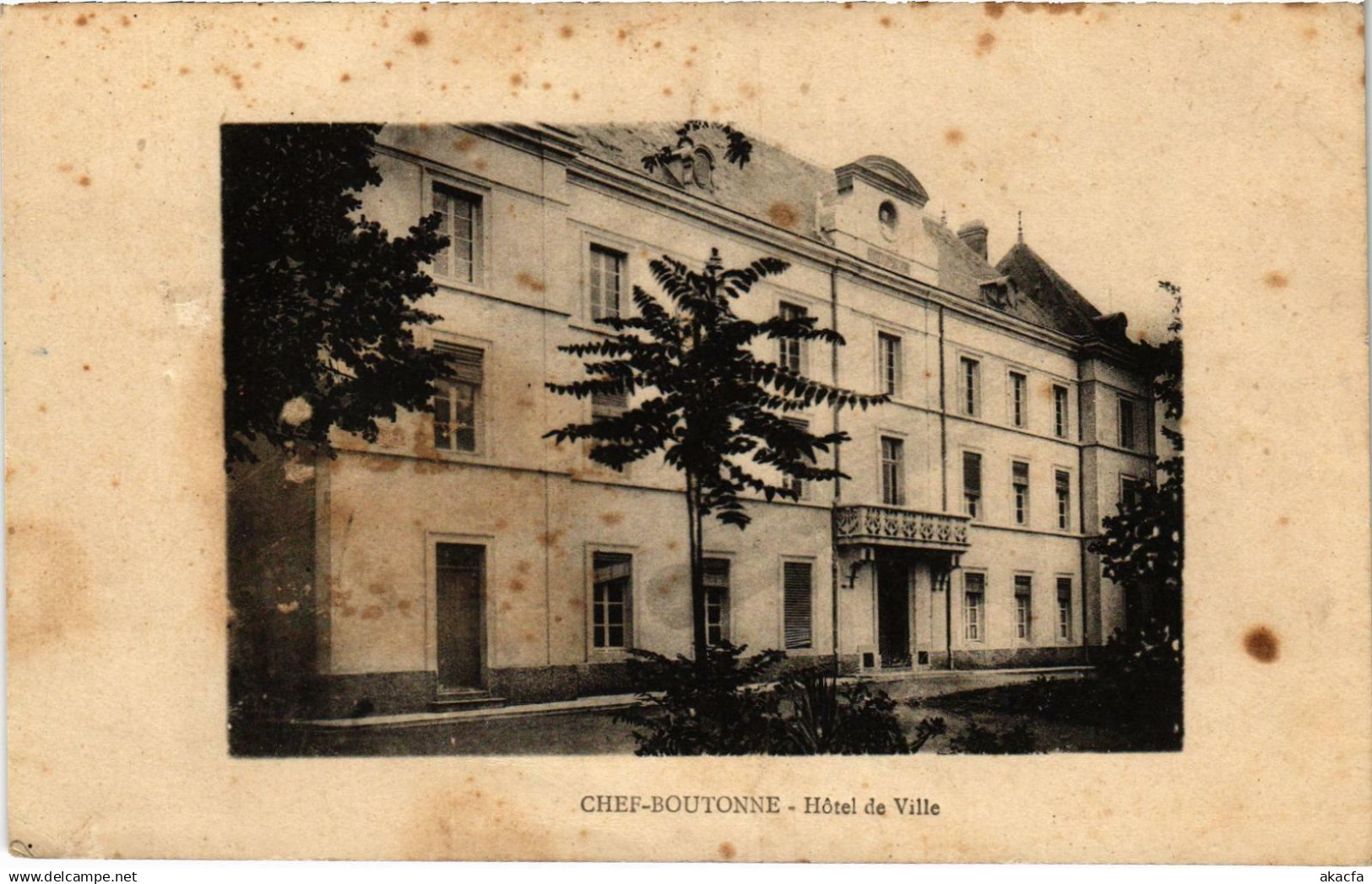 CPA CHEF-BOUTONNE - Hotée de Ville (89462)