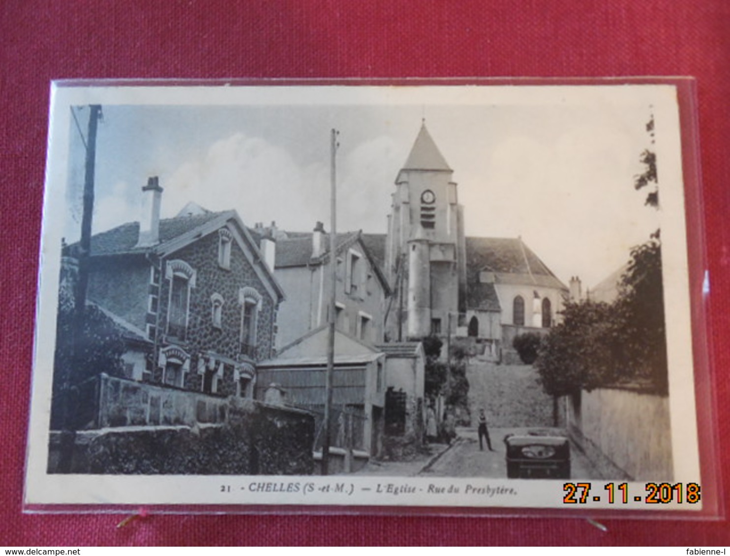 CPA - Chelles - L'Eglise - Rue du Presbytère