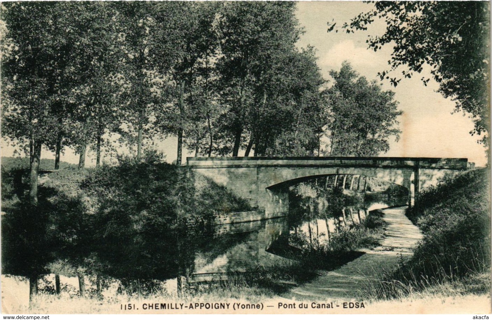 CPA Chemilly-Appoigny - Pont du Canal FRANCE (961307)