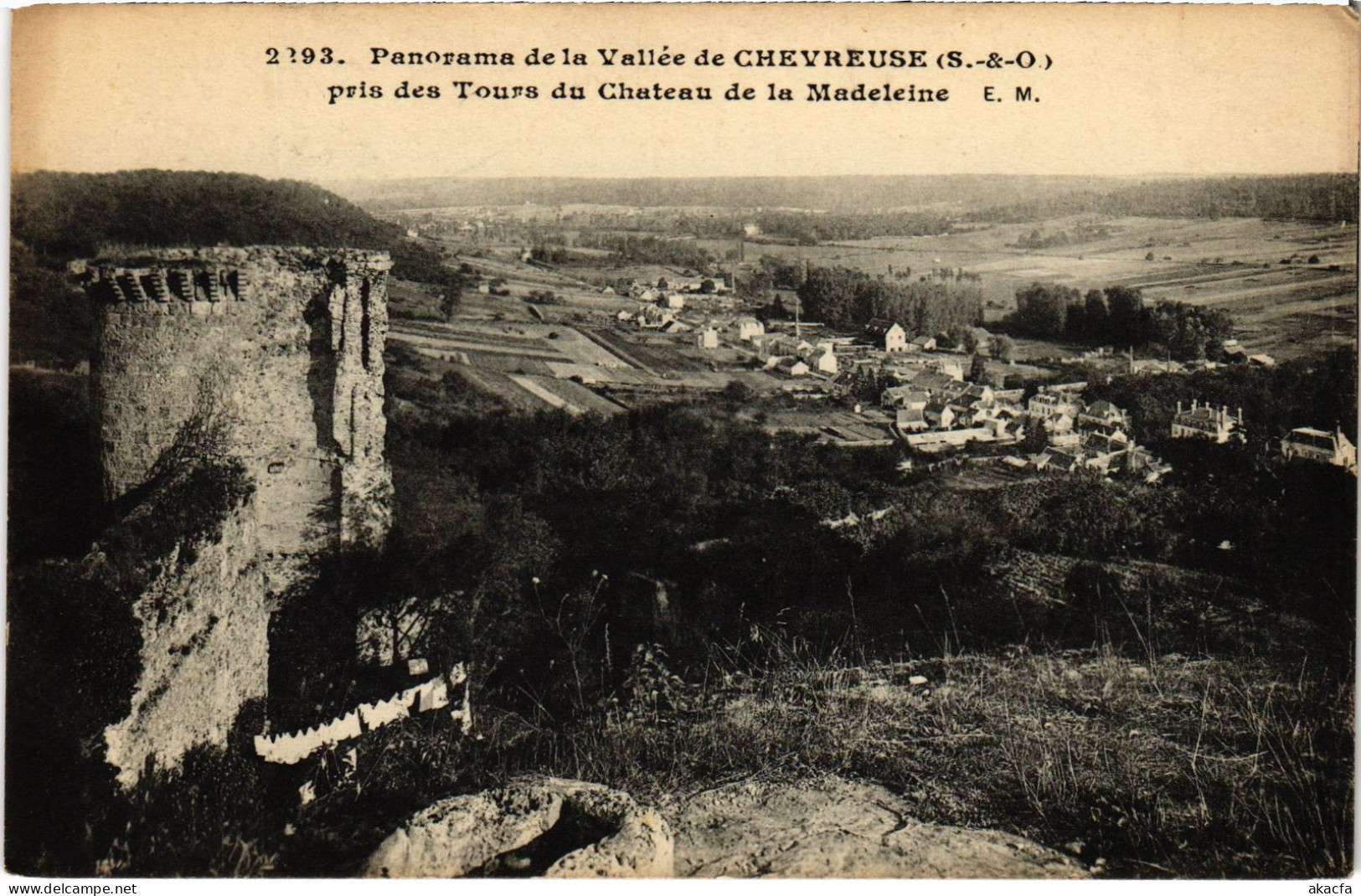 CPA CHEVREUSE Panorama de la Vallee de Chevreuse (1412339)