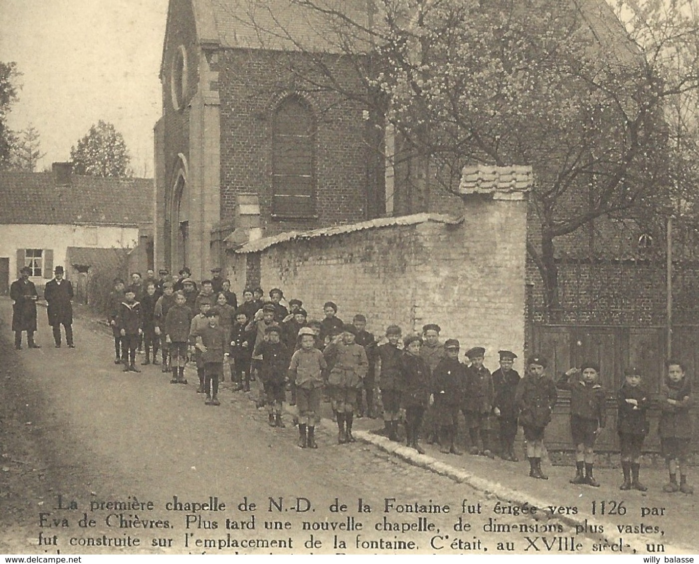 +++ CPA - CHIEVRES - Chapelle de Notre Dame de la Fontaine - Nels - Carte animée   //