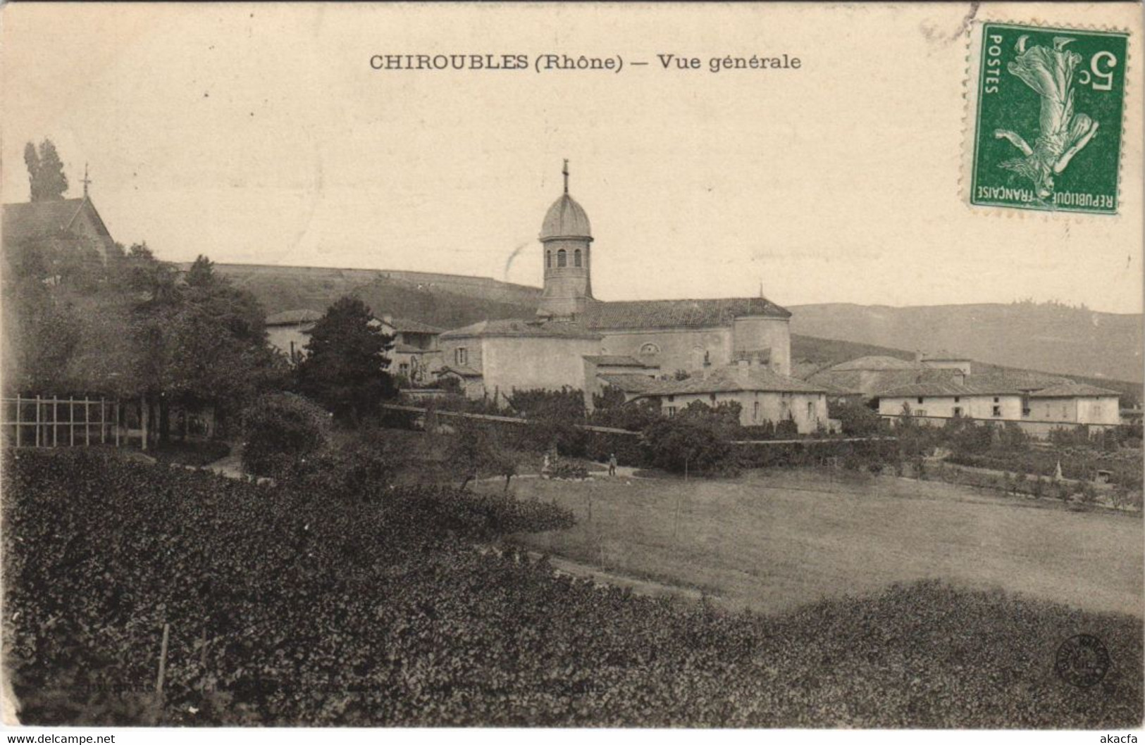 CPA CHIROUBLES Vue Generale (805993)