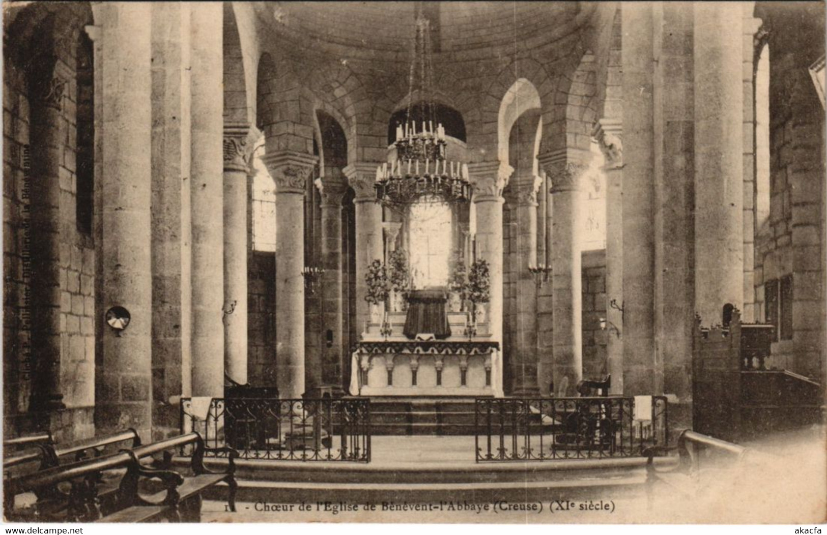 CPA Choeur de l'Eglise de Benevent l'Abbaye FRANCE (1051084)