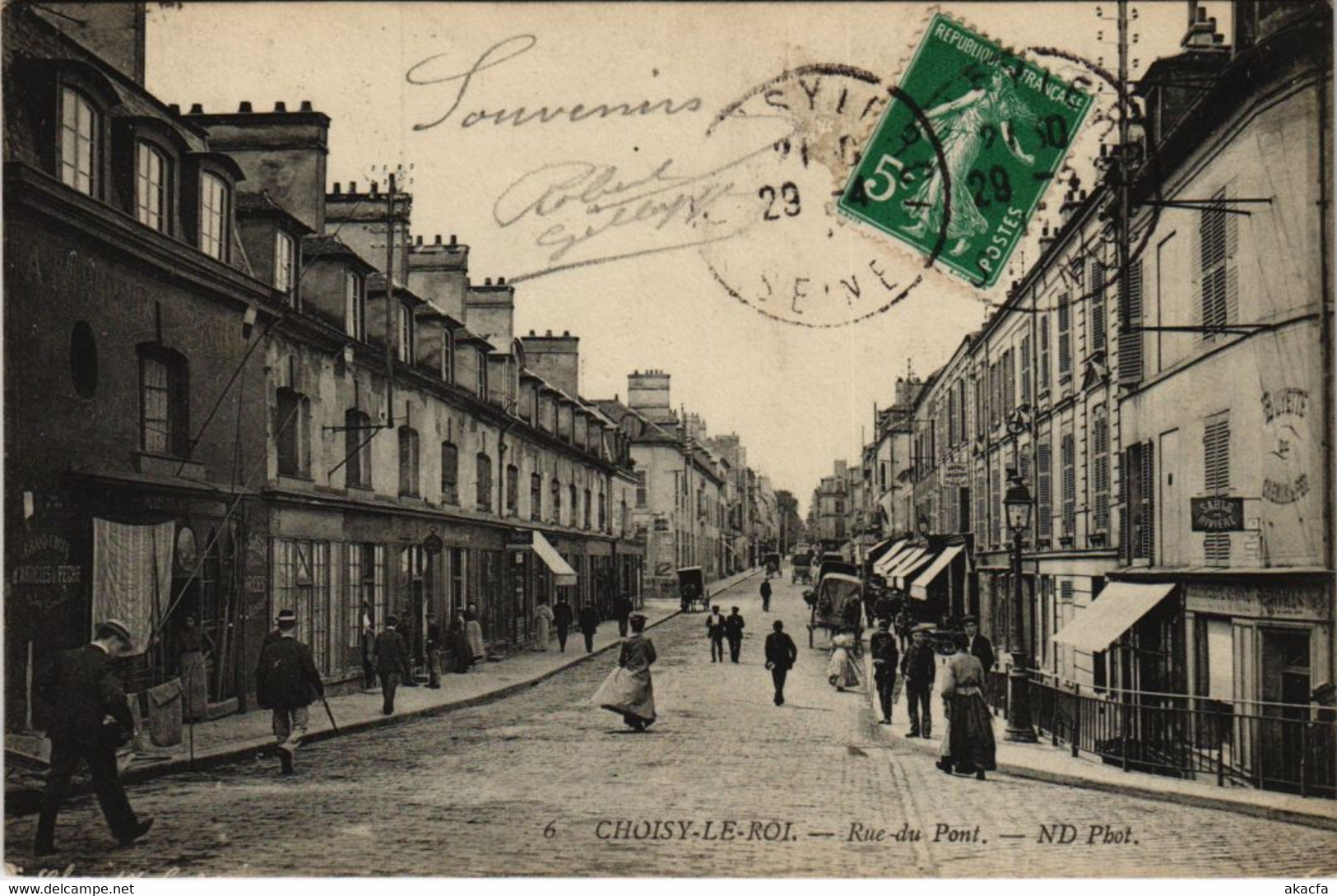 CPA CHOISY-le-ROI Rue du Pont (65595)