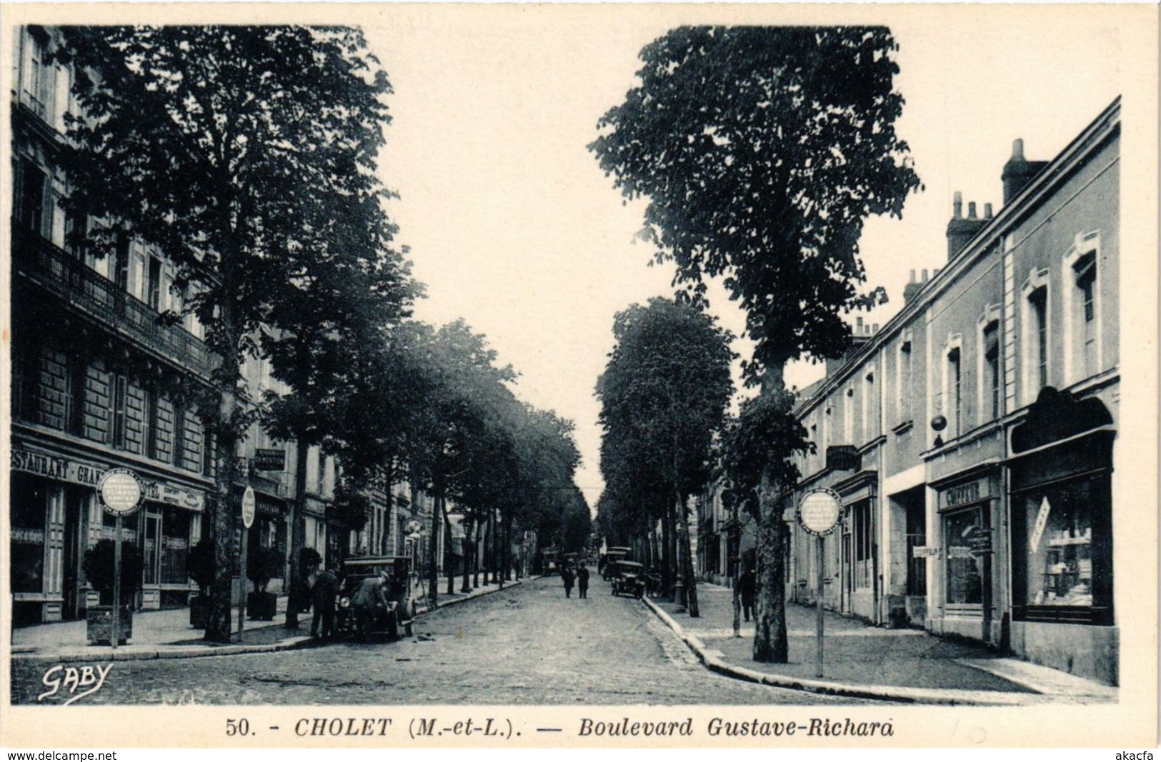 CPA CHOLET - Boulevard Gustave-Richara (296671)