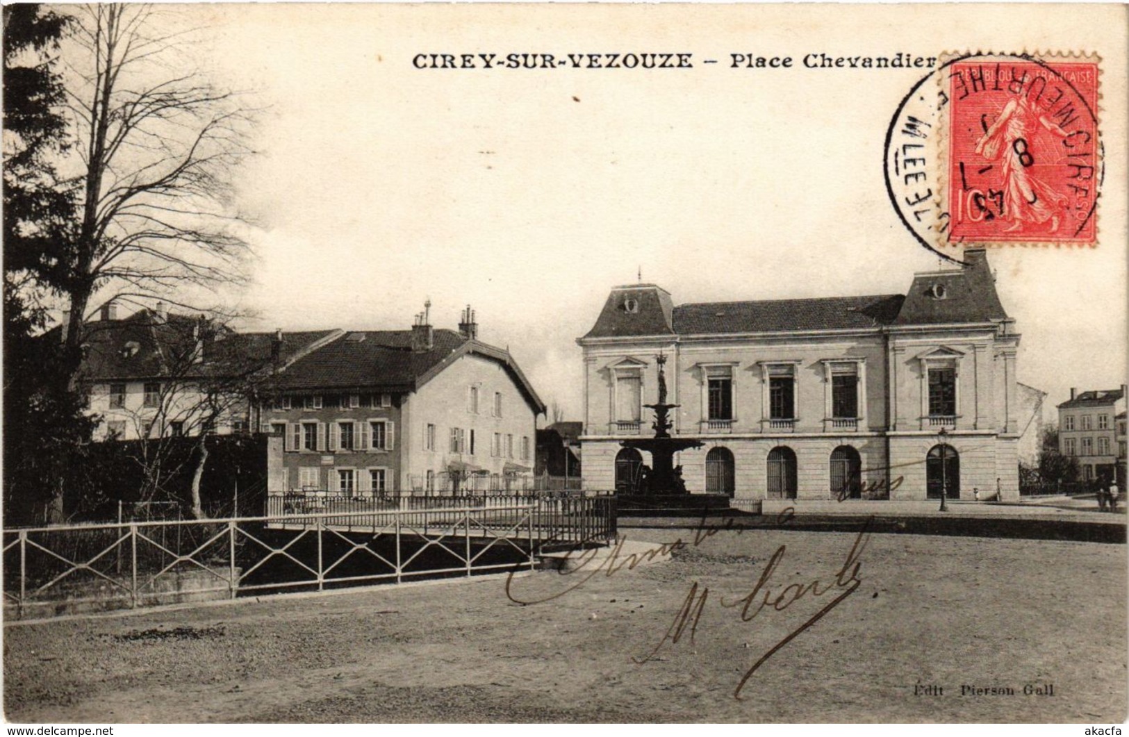 CPA CIREY sur VEZOUZE - Place Chevandier (276815)