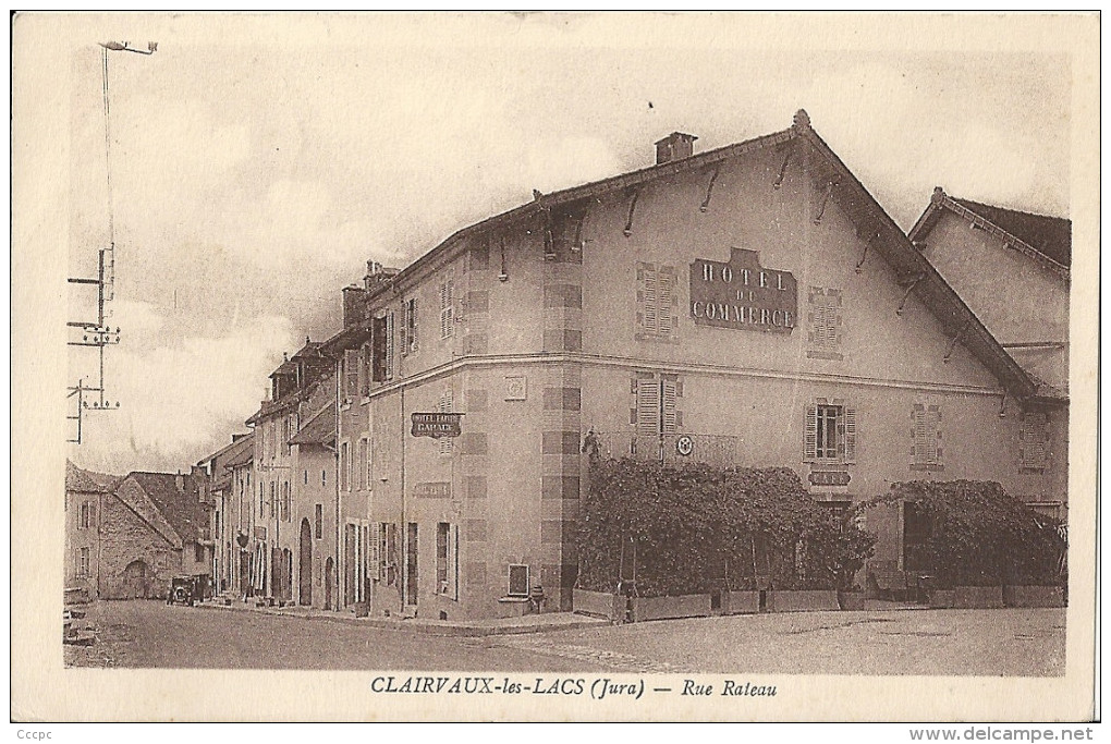 CPA CLairvaux-les-Lacs - Rue Rateau