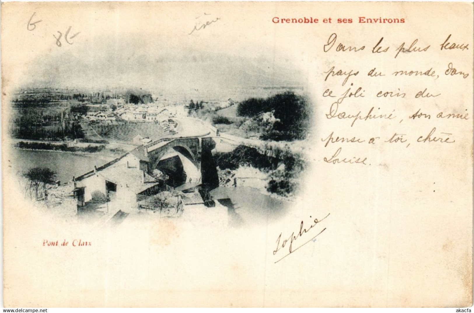 CPA CLAIX - PONT-de-CLAIX - GRENOBLE et ses Env. (489852)