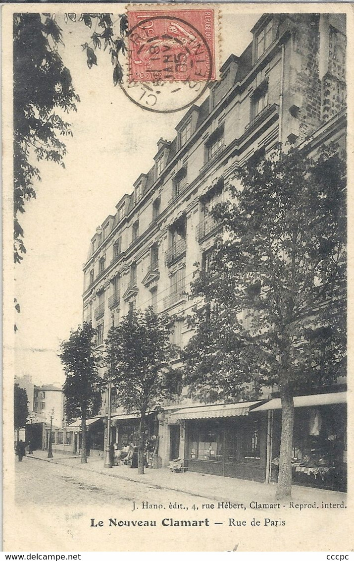 CPA Clamart Rue de Paris