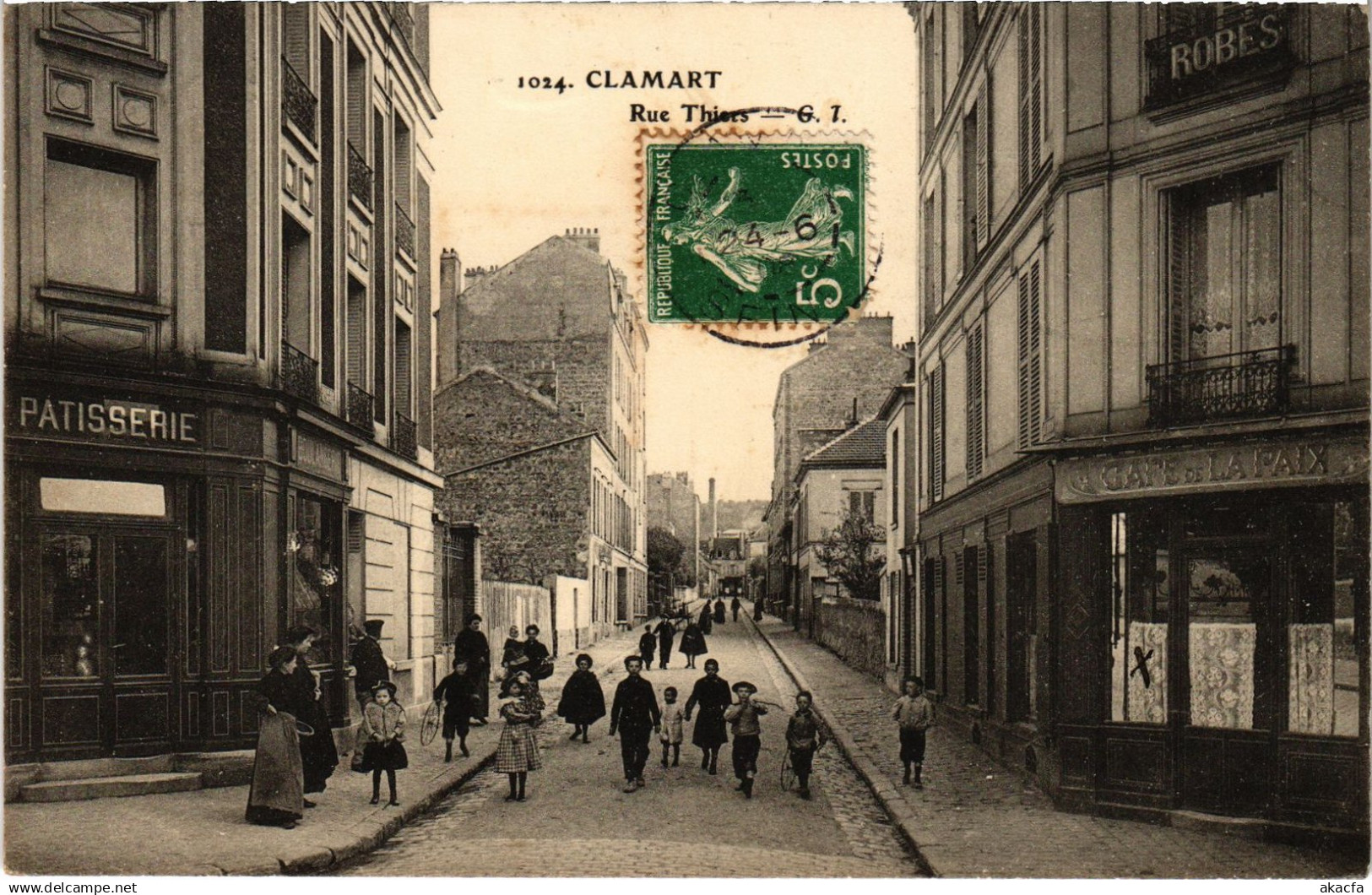 CPA Clamart Rue Thiers (1391383)