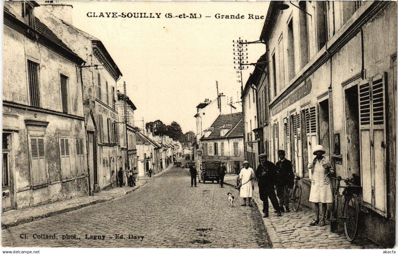 CPA Claye-Souilly Grande Rue (1391867)