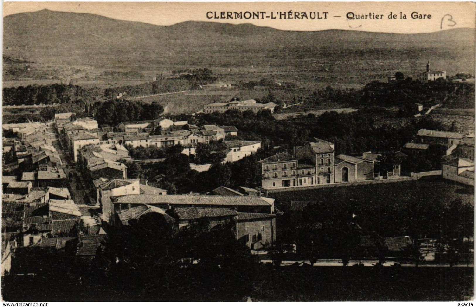 CPA CLERMONT-L'HÉRAULT - Quartier de la Gare (518607)