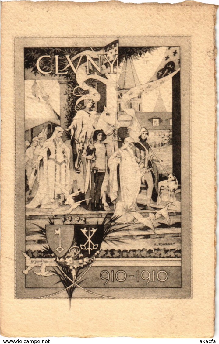 CPA Cluny Souvenir FRANCE (952748)