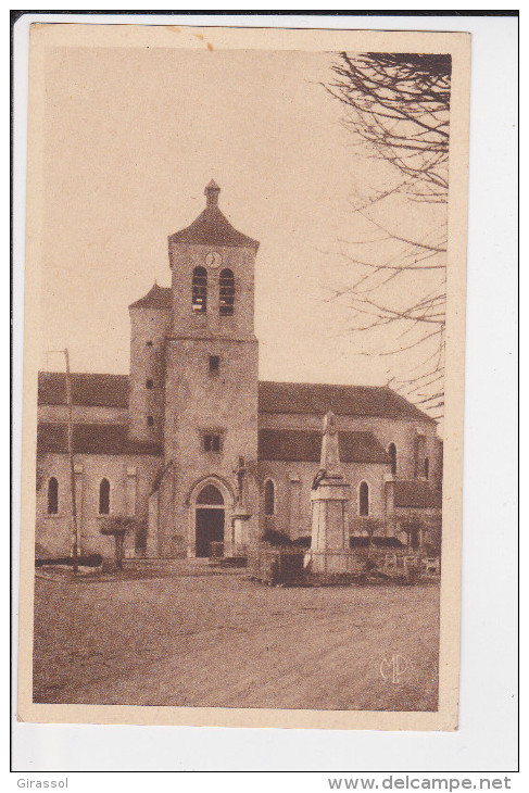 CPA COARRAZE 64 L EGLISE ET LE MONUMENT AUX MORTS