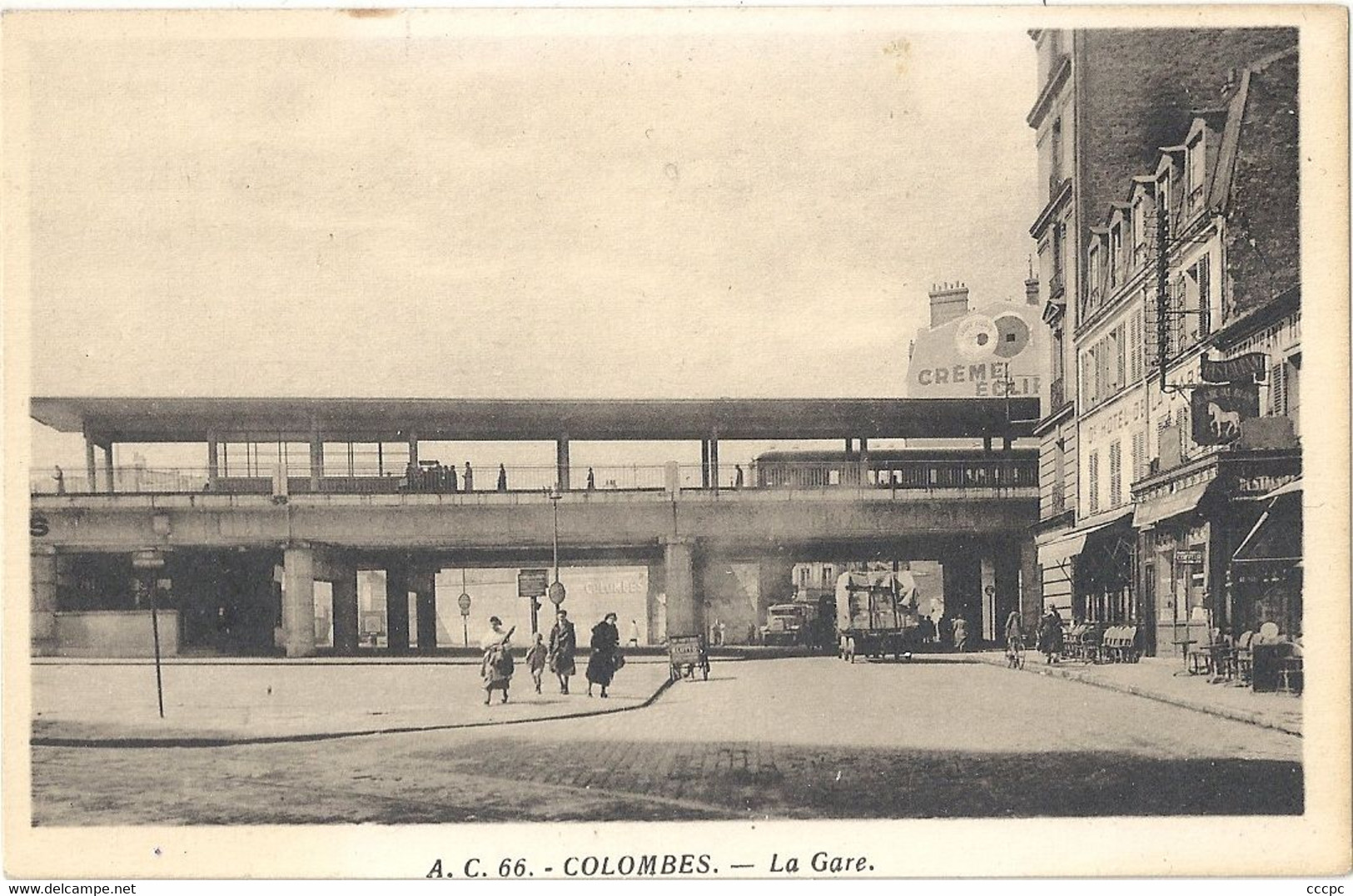 CPA Colombes La Gare