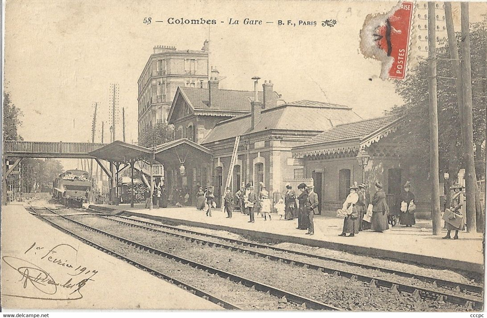 CPA Colombes La Gare