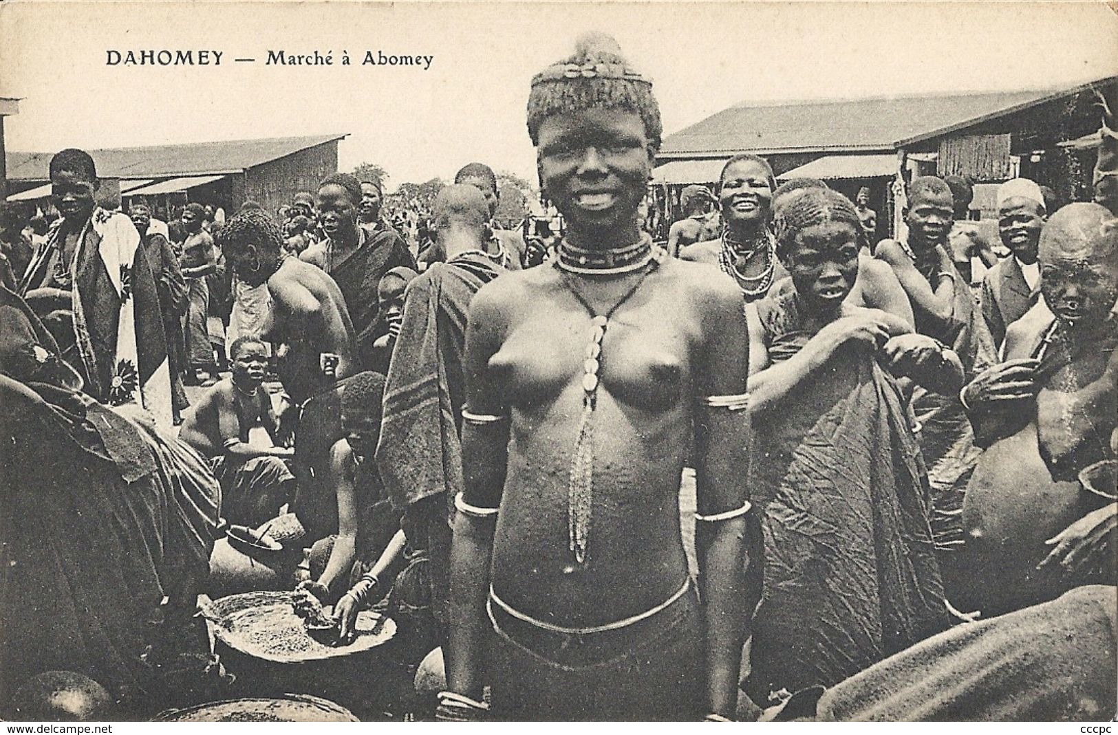 CPA Colonie Dahomey Marché à Abomey