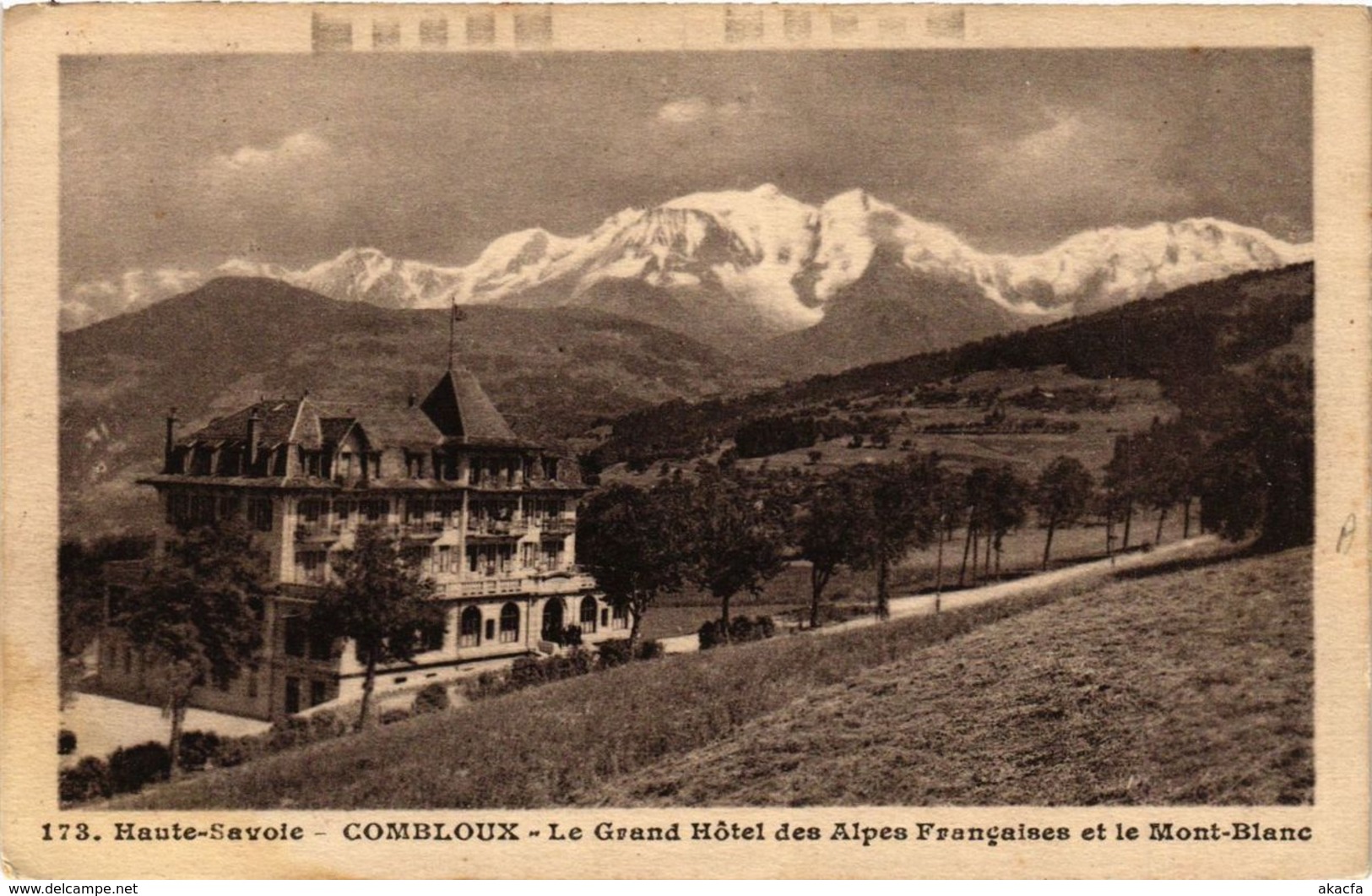 CPA COMBLOUX Grand Hotel des Alpes Francaises (337536)