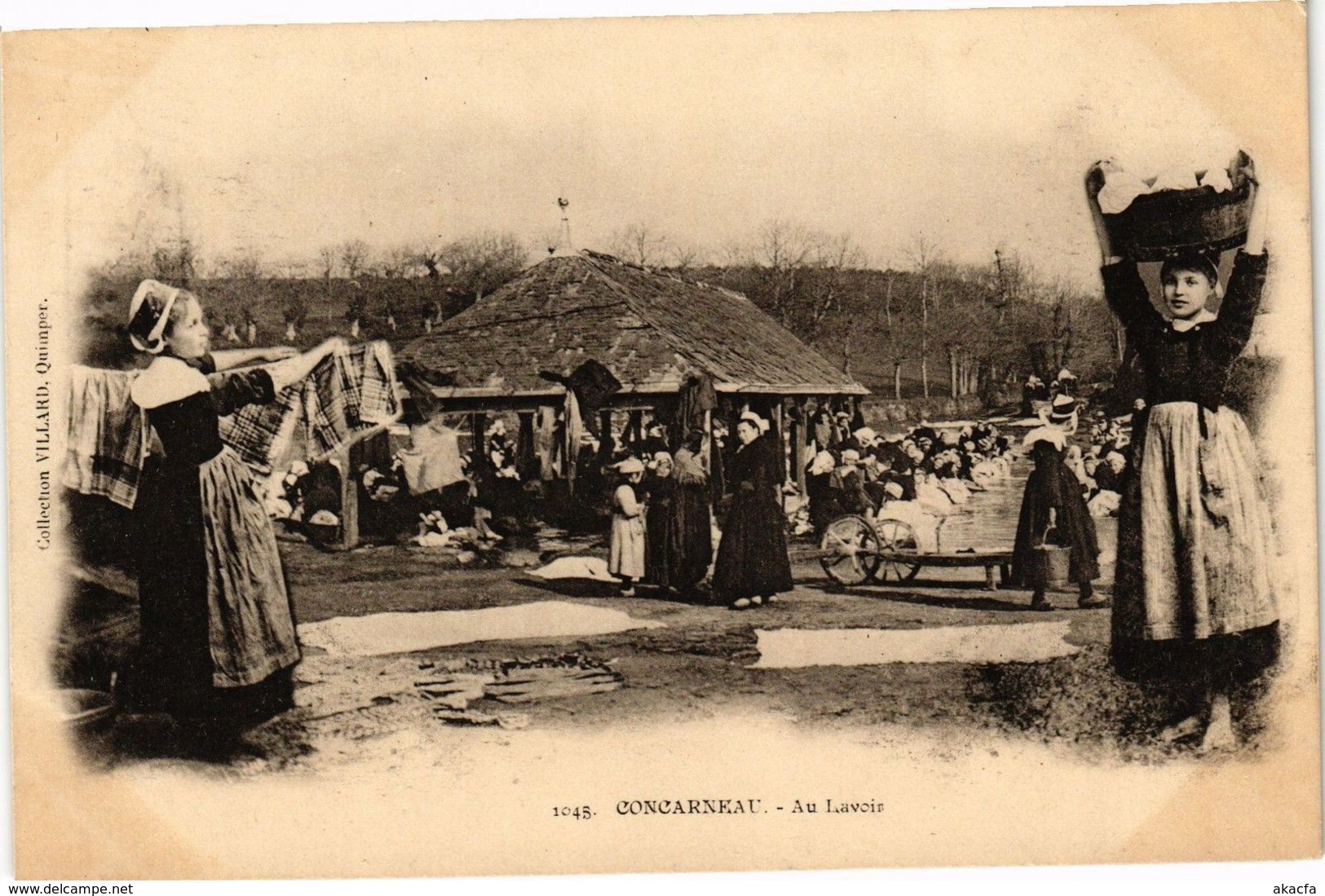 CPA CONCARNEAU-Au Lavoir (188586)