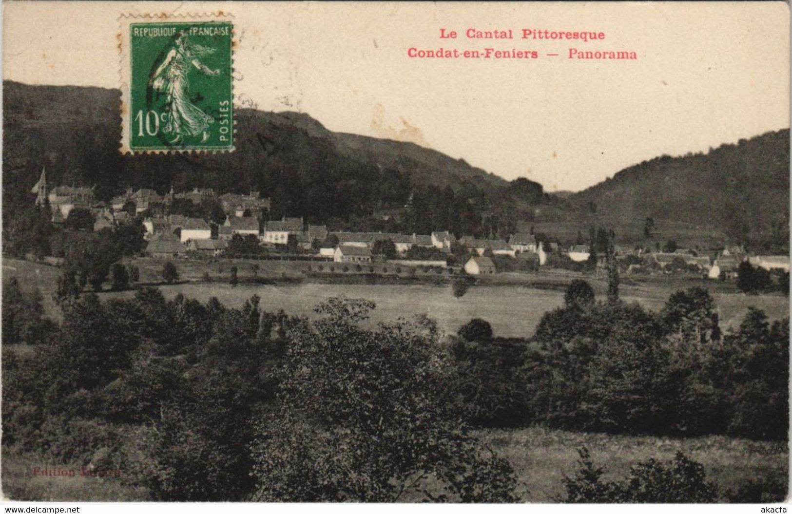 CPA Condat en Feniers Panorama FRANCE (1054709)