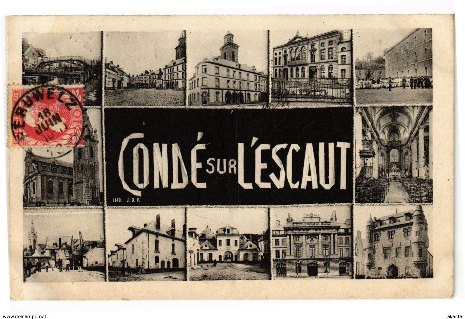 CPA CONDÉ-sur-ESCAUT (190657)