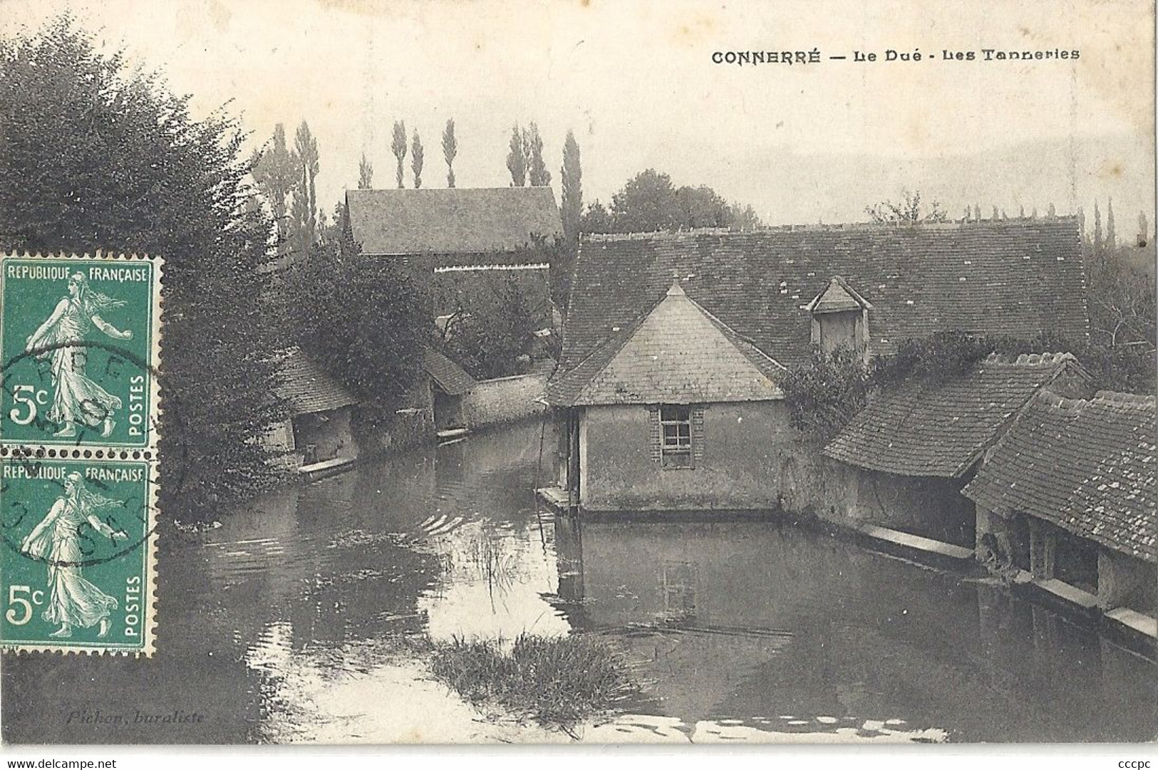 CPA Connerré Le Dué Les Tanneries