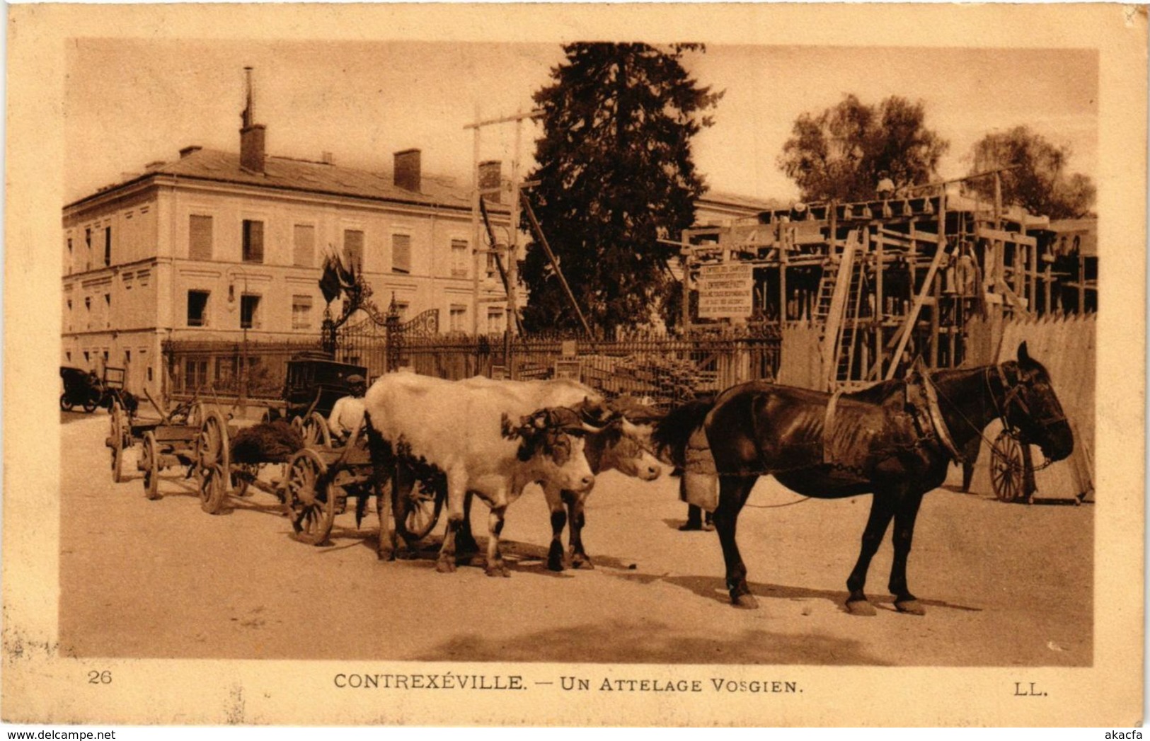 CPA CONTREXÉVILLE - Un Attelage Vosgien (279440)