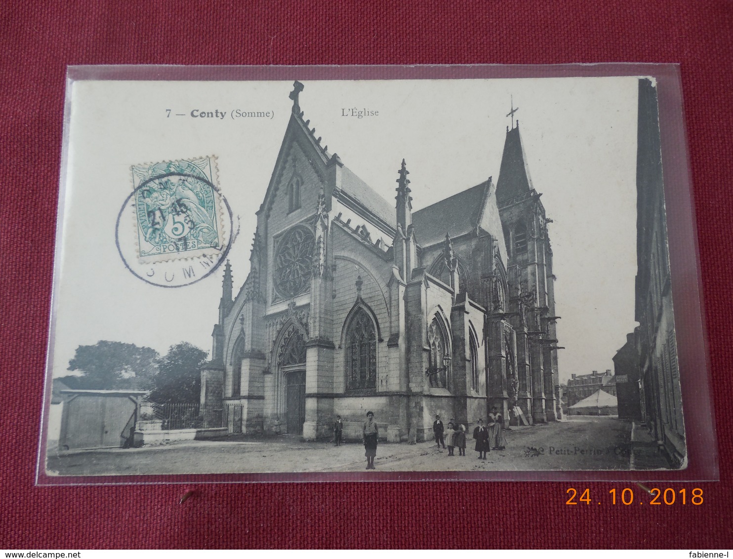 CPA - Conty - L'Eglise