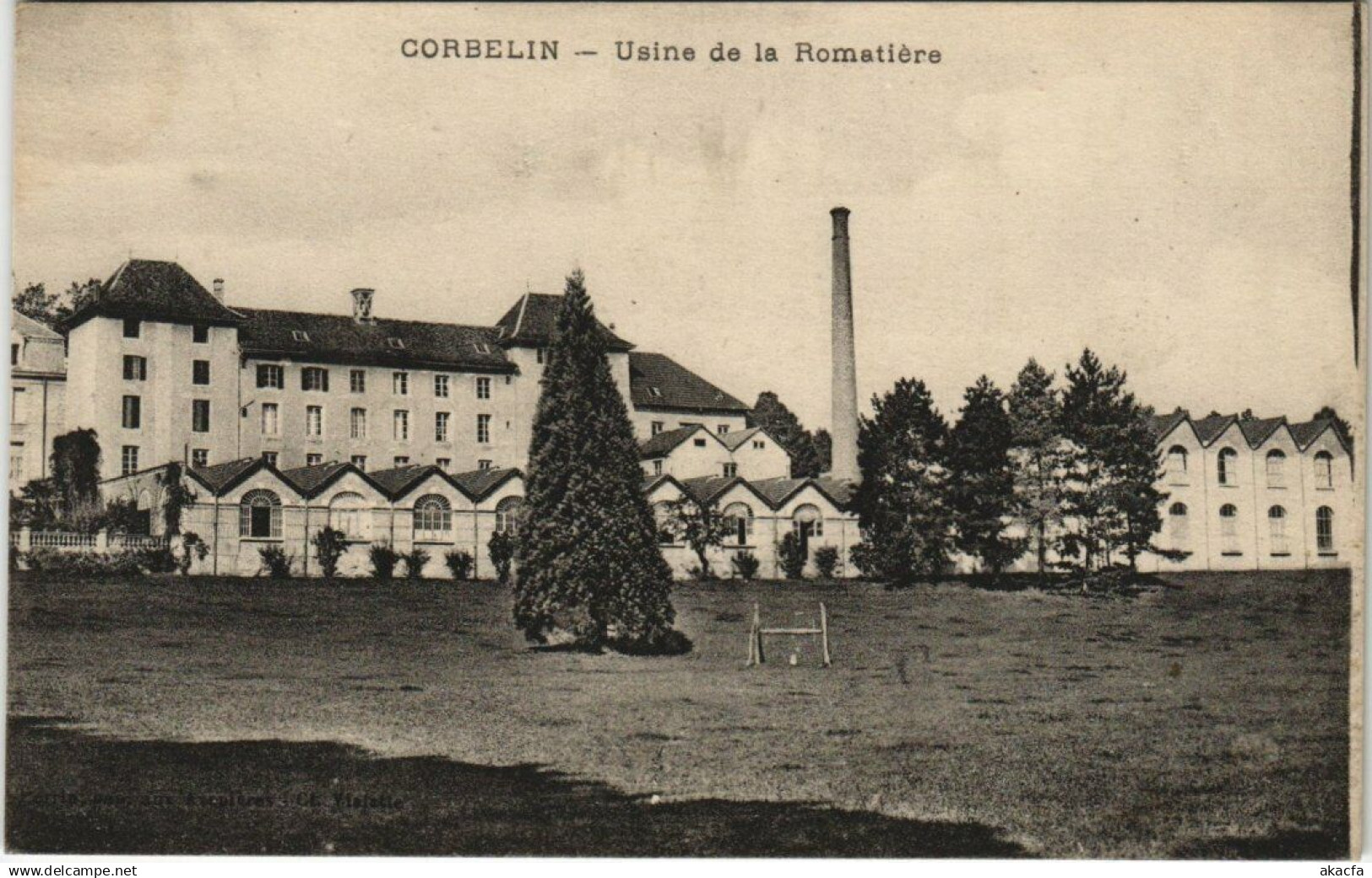 CPA CORBELIN - Usine de la Romatiere (123871)