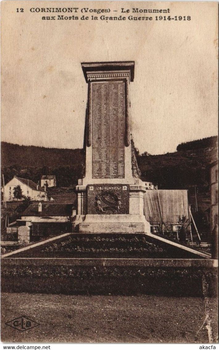 CPA CORNIMONT - Le monument (153762)