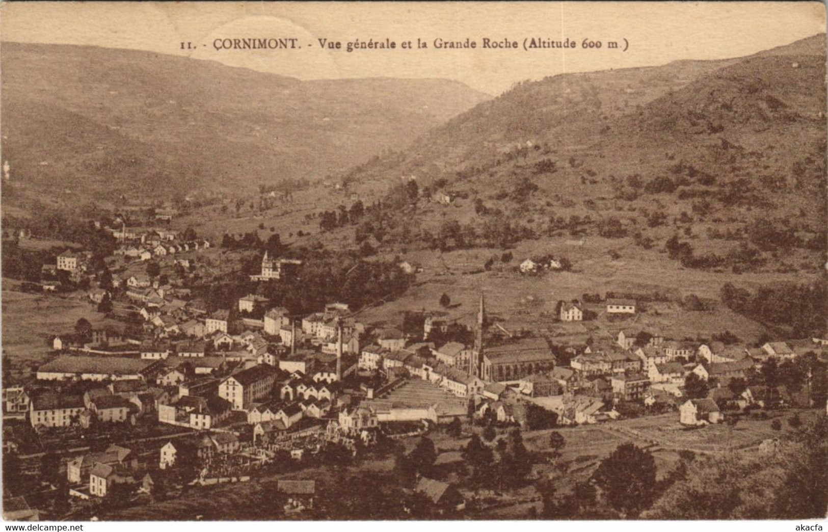 CPA CORNIMONT - Vue générale (153758)