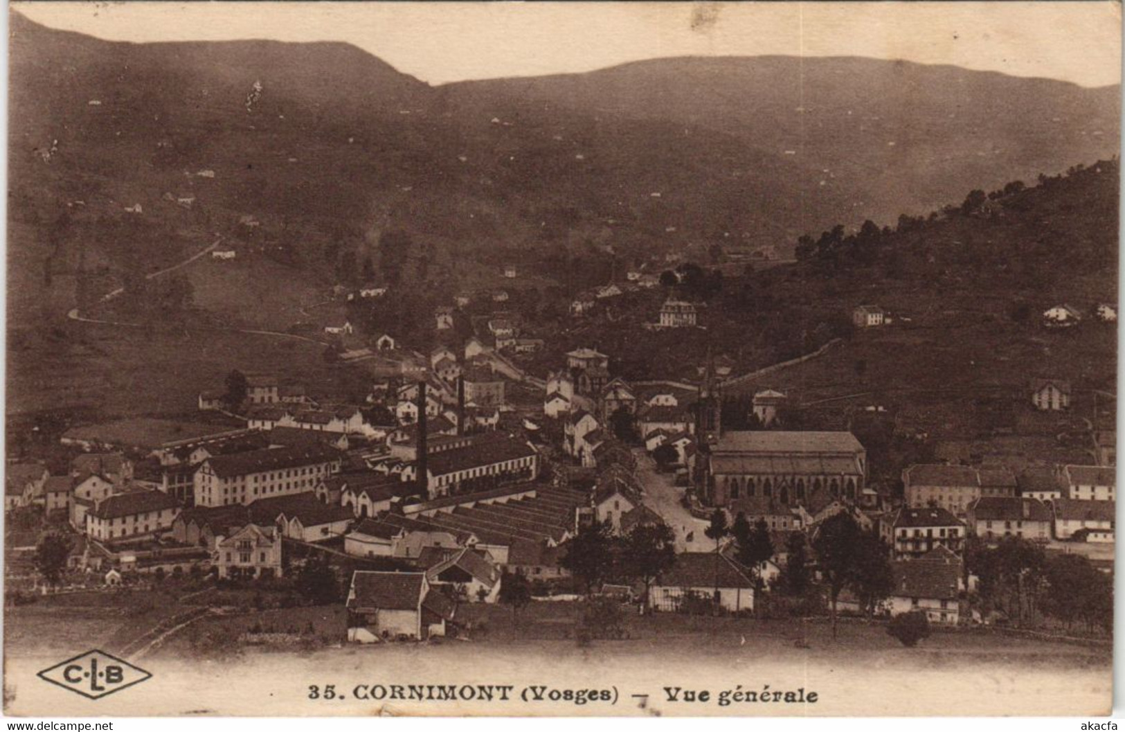 CPA CORNIMONT - Vue générale (153769)