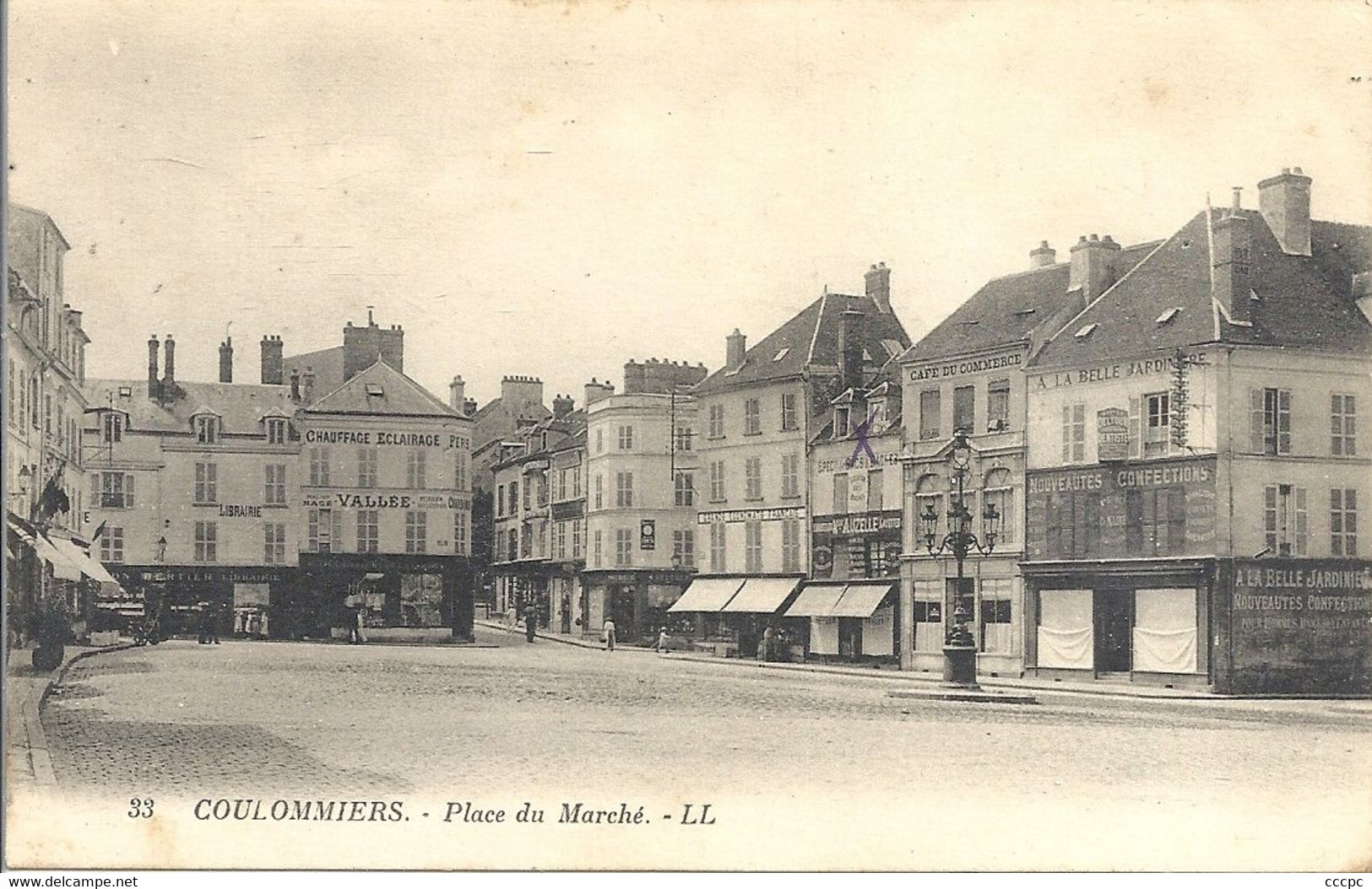 CPA Coulommiers Place du Marché