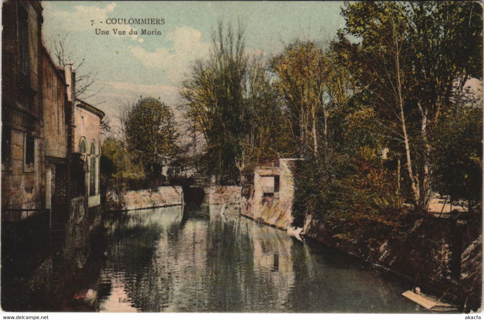 CPA COULOMMIERS Une Vue du Morin (120321)