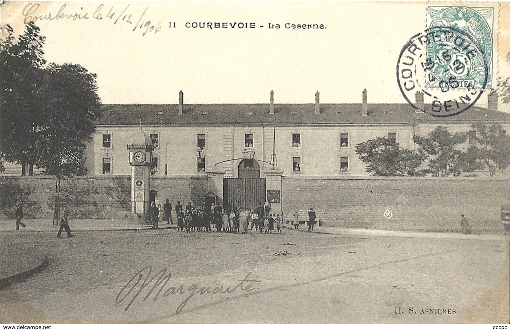 CPA Courbevoie La Caserne